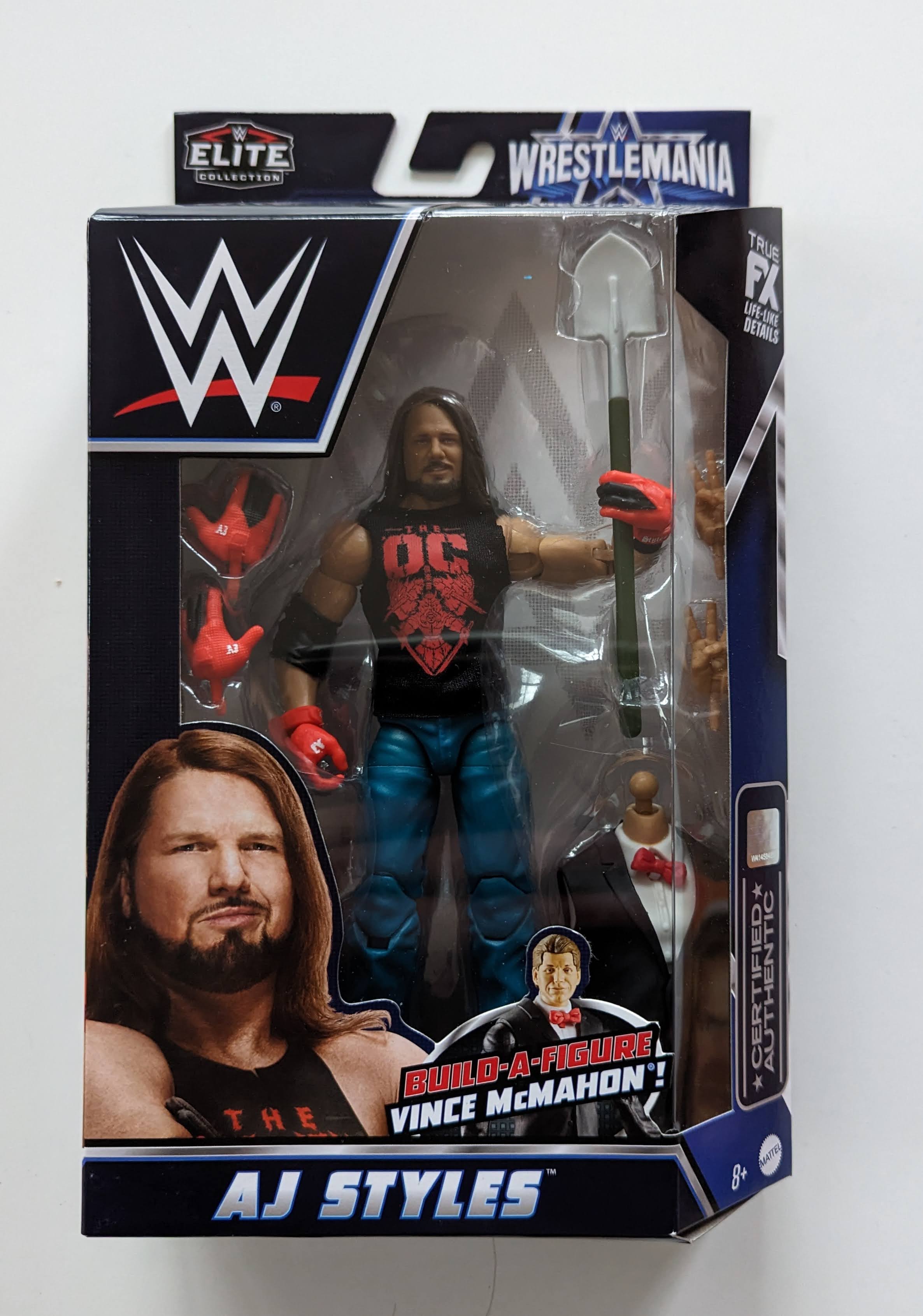 2022 WWE Mattel Elite Collection WrestleMania 38 AJ Styles 