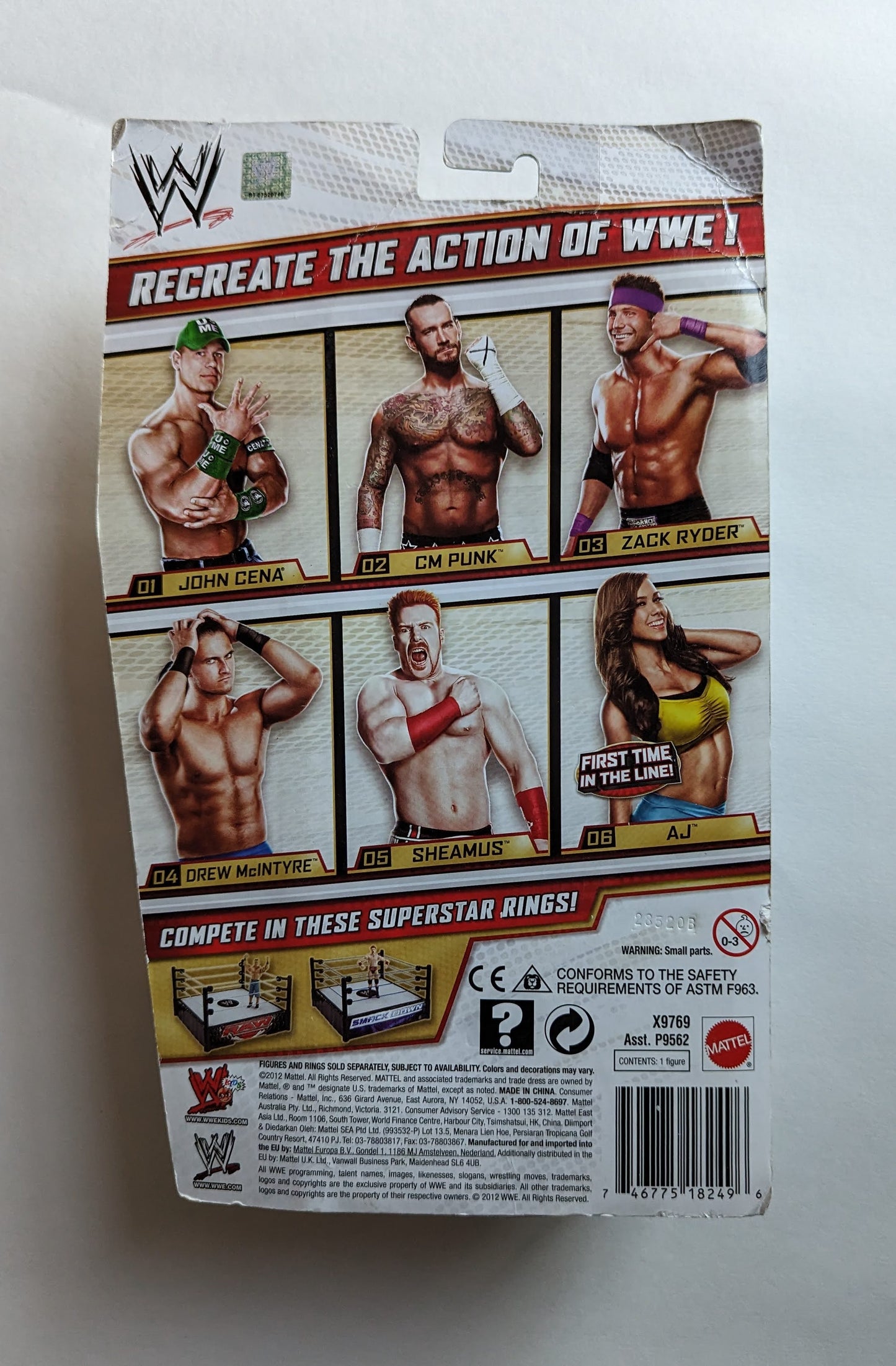 2013 WWE Mattel Basic Series 24 #02 CM Punk