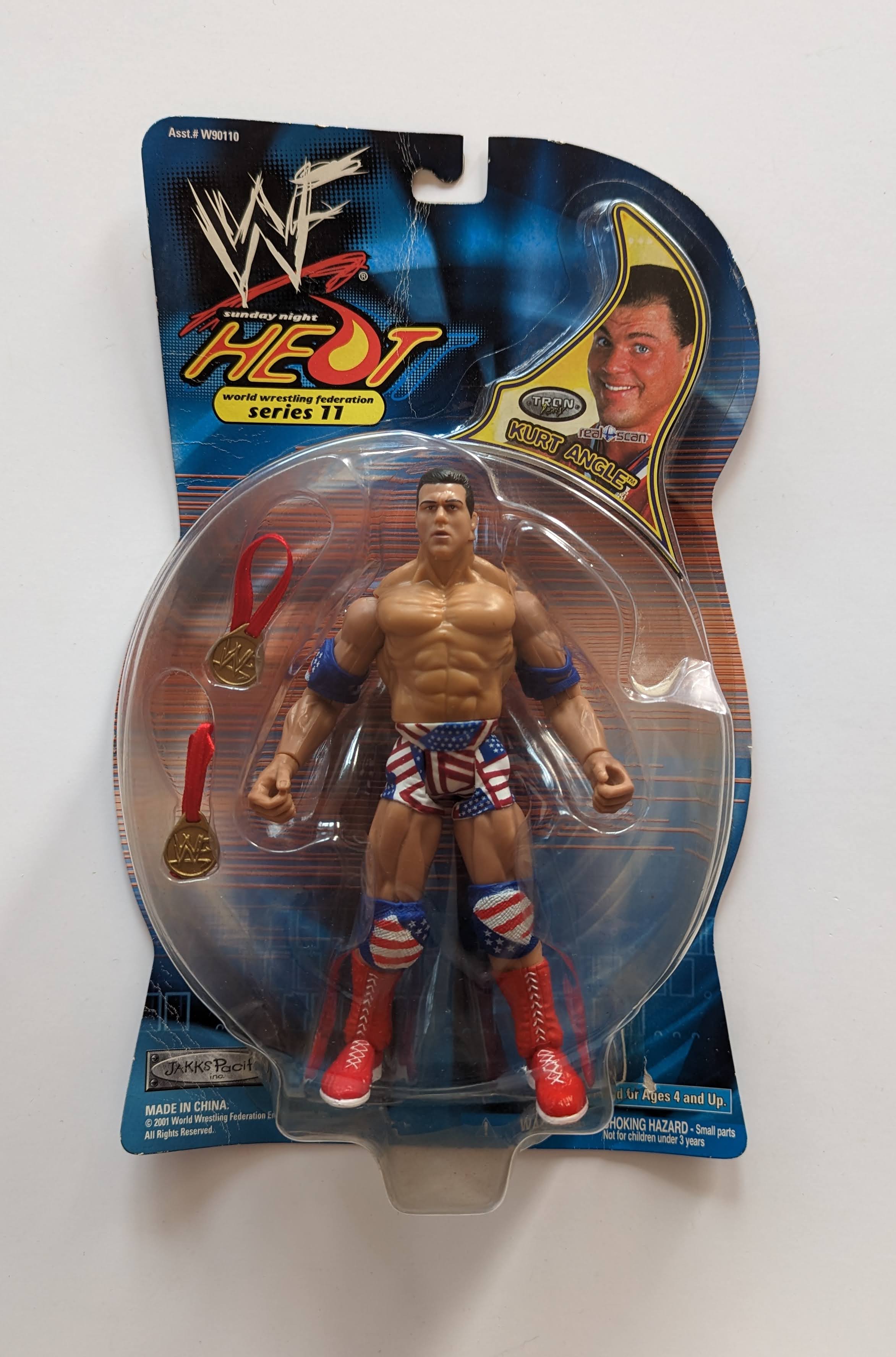 2000 WWF Jakks Pacific Titantron Live Series 11 Kurt Angle