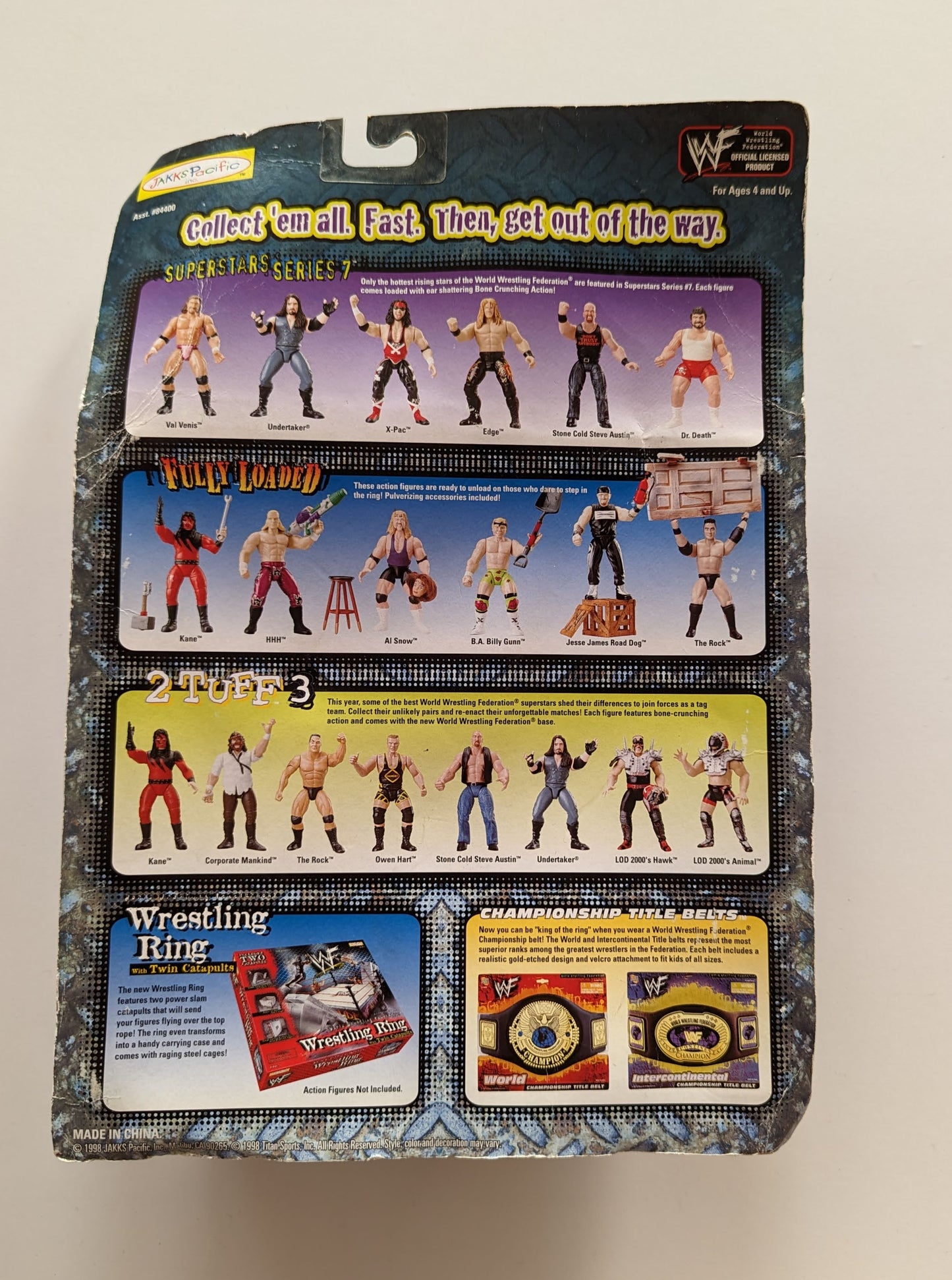 1999 WWF Jakks Pacific Superstars Series 7 Val Venis