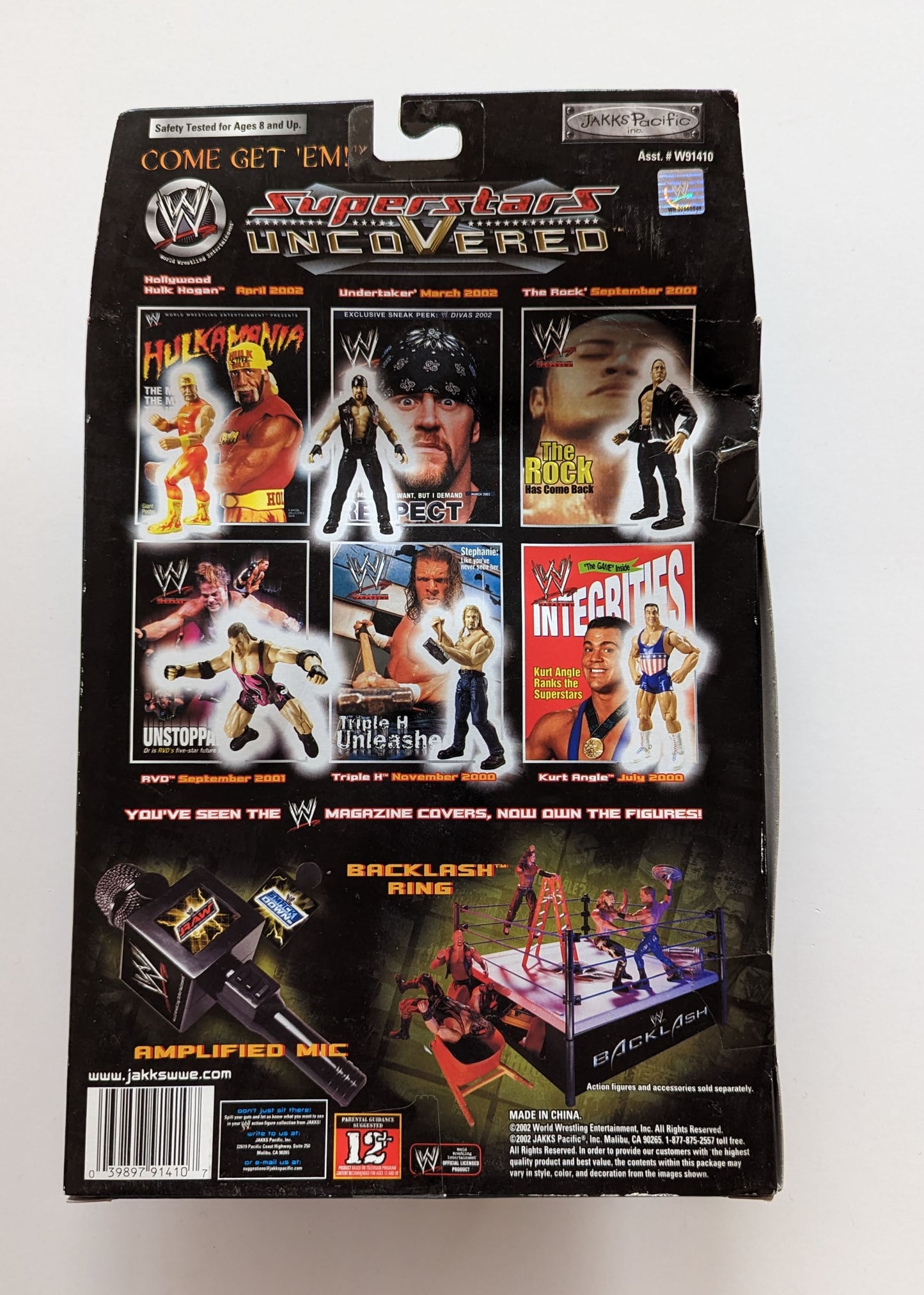 2002 WWE Jakks Pacific Titantron Live Superstars Uncovered Triple H