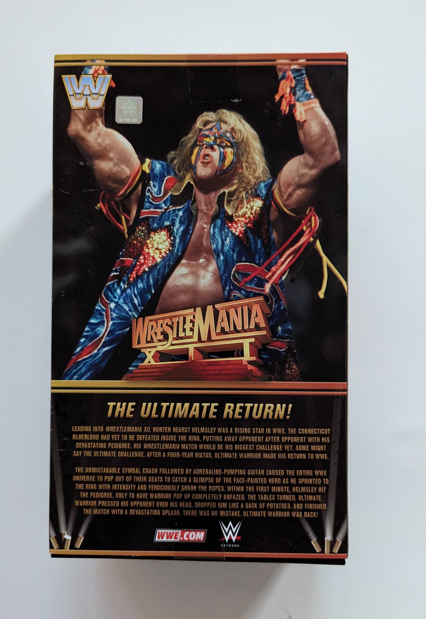 2021 WWE Mattel Elite Collection Ringside Exclusive "WrestleMania XII" Ultimate Warrior