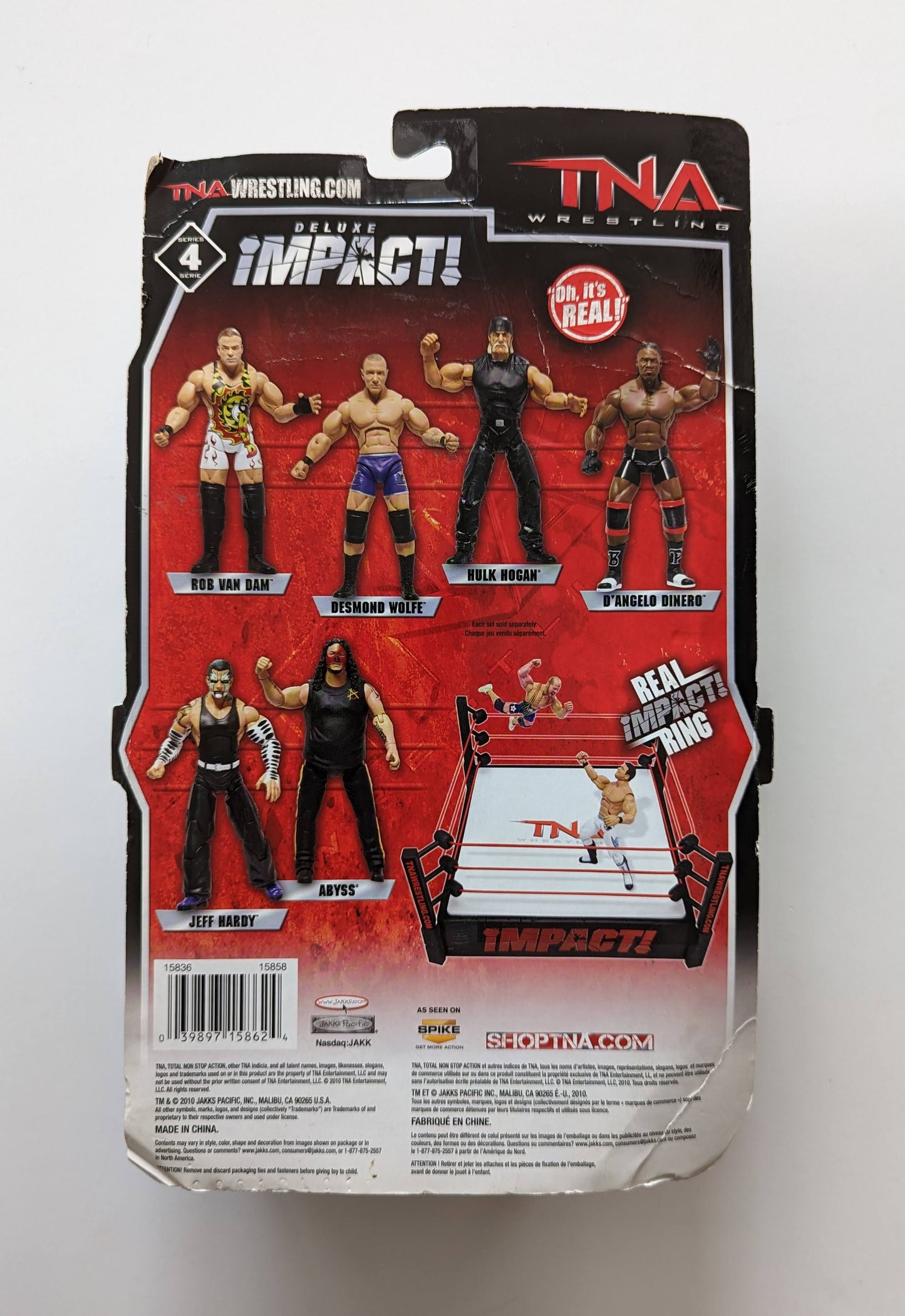 2010 TNA Wrestling Jakks Pacific Deluxe Impact! Series 4 D'Angelo Dinero