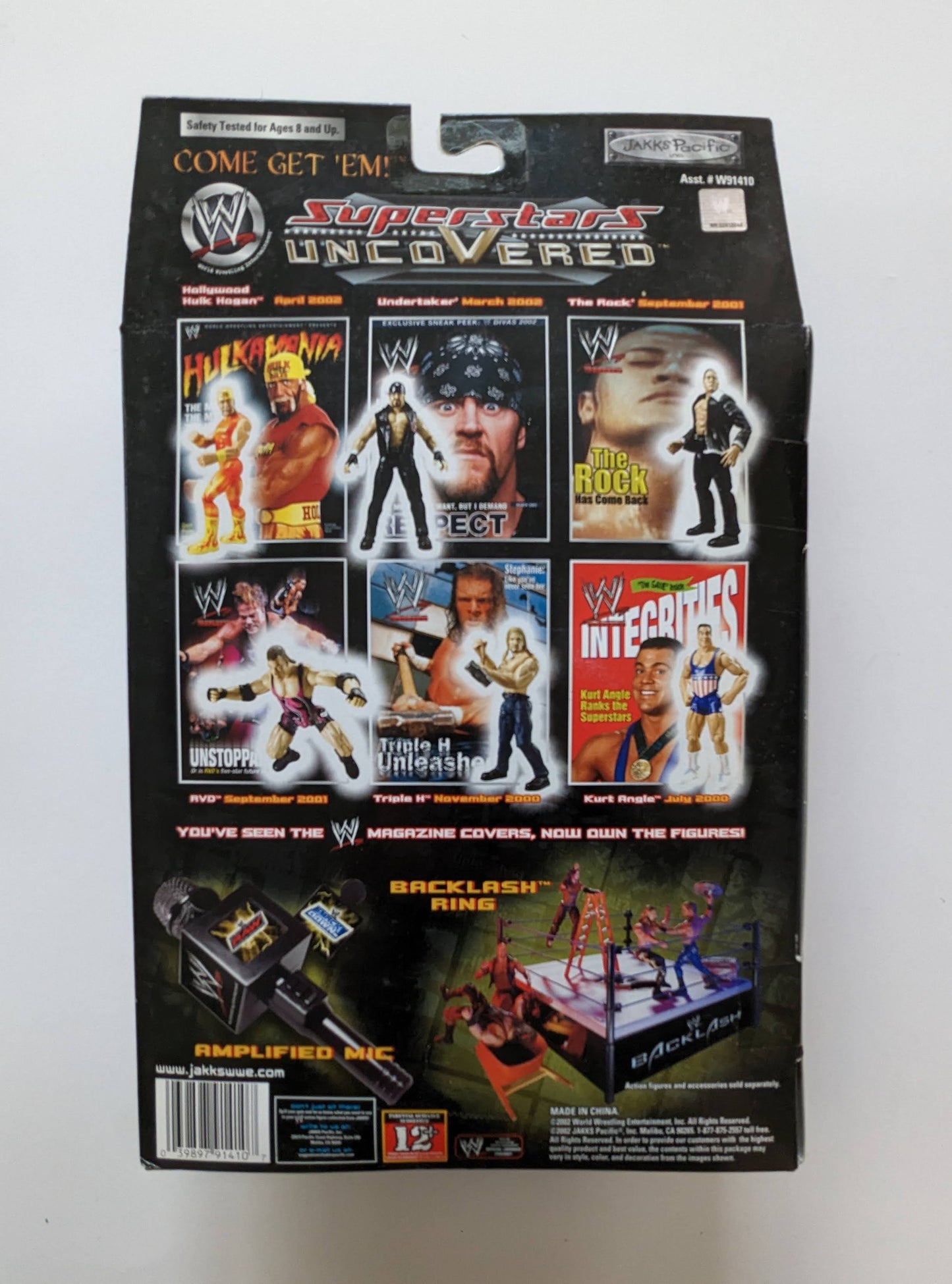 2002 WWE Jakks Pacific Titantron Live Superstars Uncovered Kurt Angle