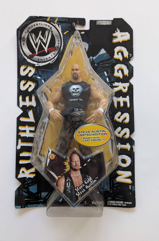 2004 WWE Jakks Pacific Ruthless Aggression Limited Edition Steve Austin