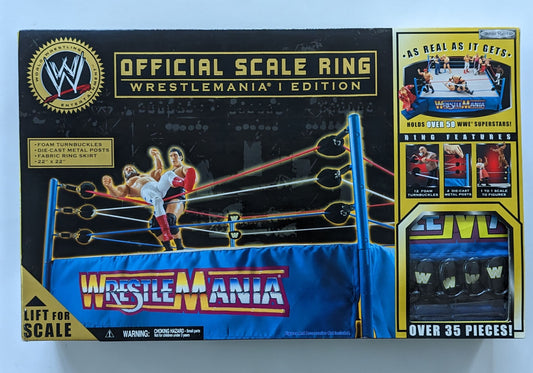 2005 WWE Jakks Pacific Classic Superstars Official Scale Ring [WrestleMania I Edition]