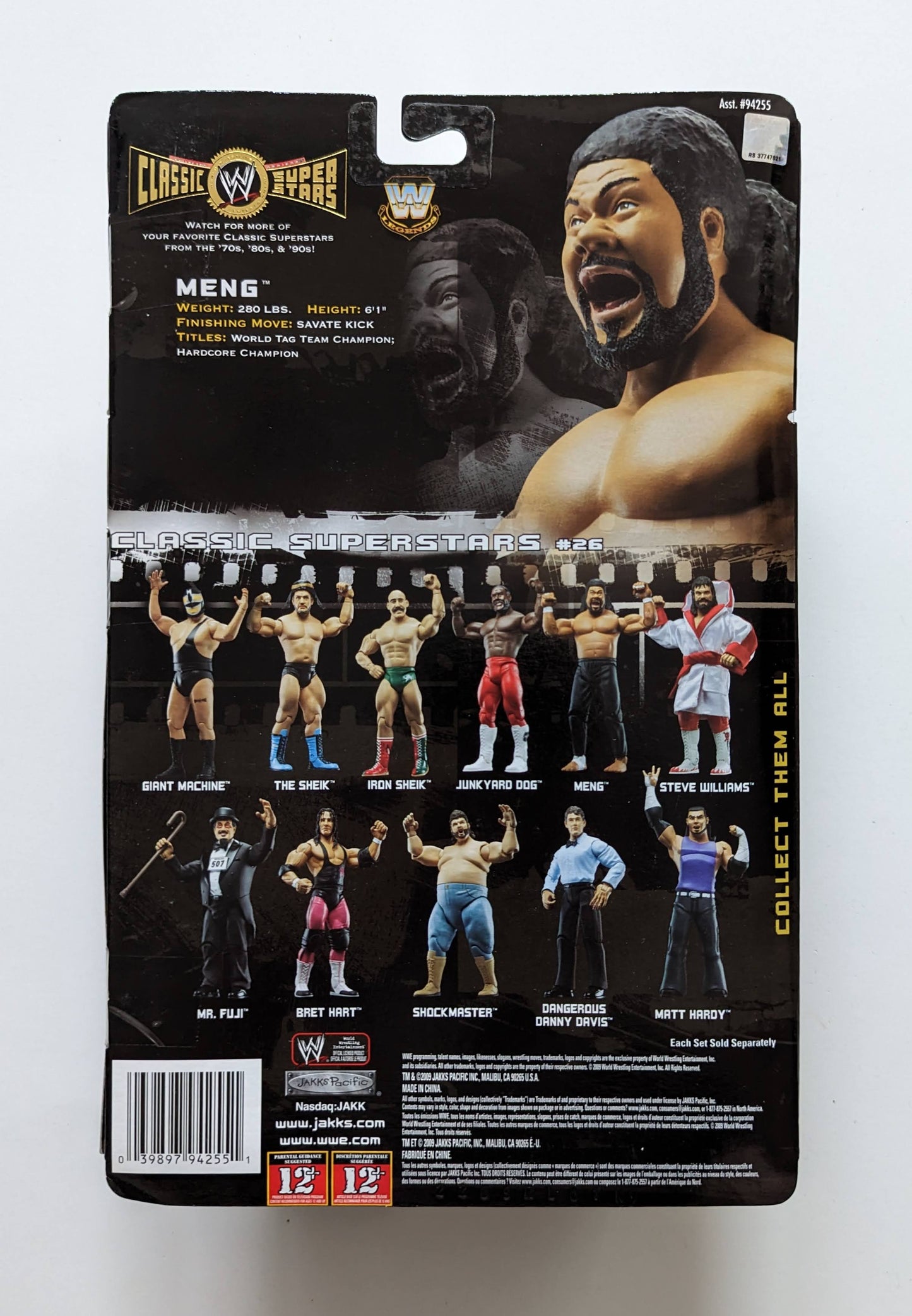 2009 WWE Jakks Pacific Classic Superstars Series 26 Meng