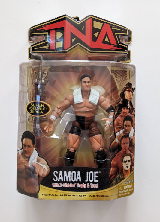 2006 Total Nonstop Action [TNA] Marvel Toys Series 5 Samoa Joe [With Red & Black Trunks]