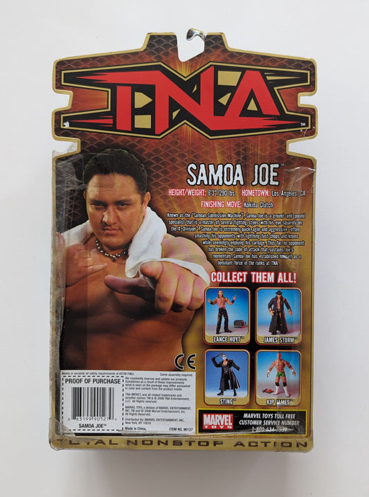 2006 Total Nonstop Action [TNA] Marvel Toys Series 5 Samoa Joe [With Red & Black Trunks]