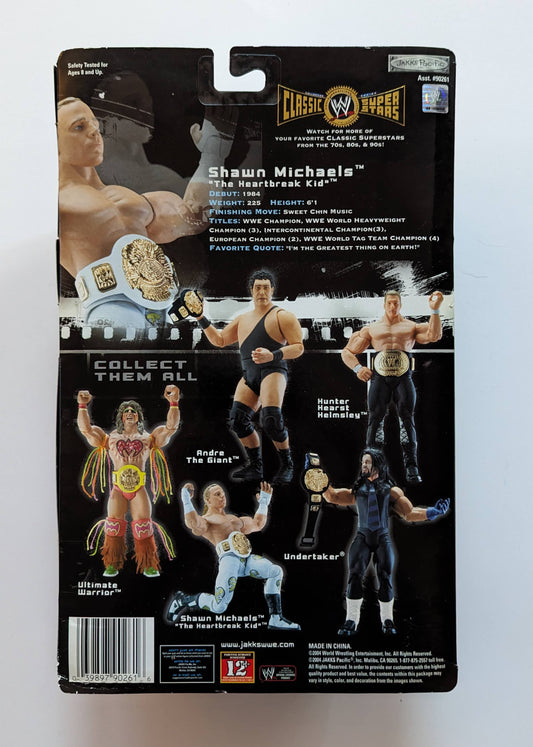 2004 WWE Jakks Pacific Classic Superstars Series 1 "The Heartbreak Kid" Shawn Michaels
