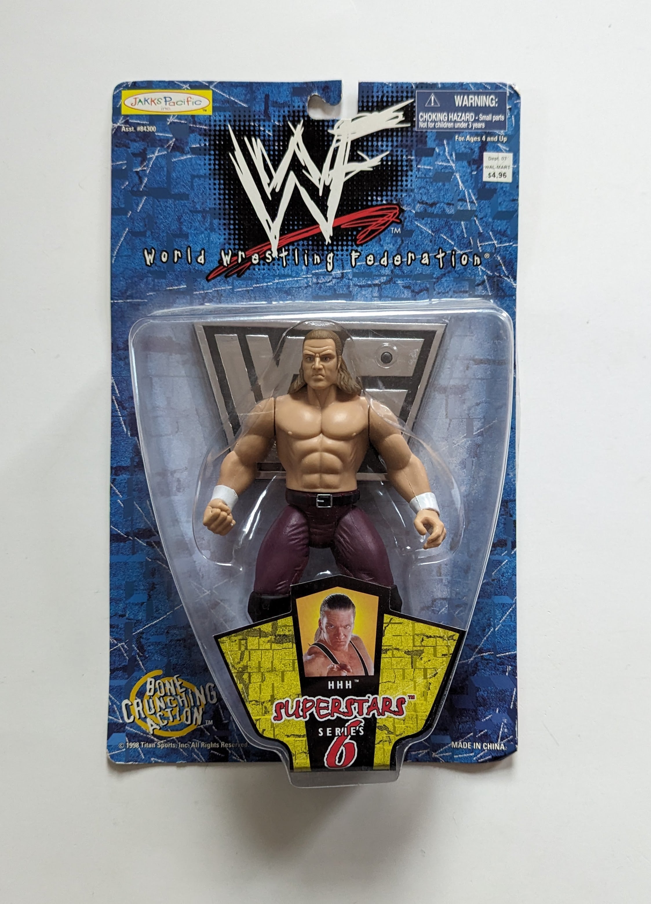 1998 WWF Jakks Pacific Superstars Series 6 HHH – Wrestling Figure Database