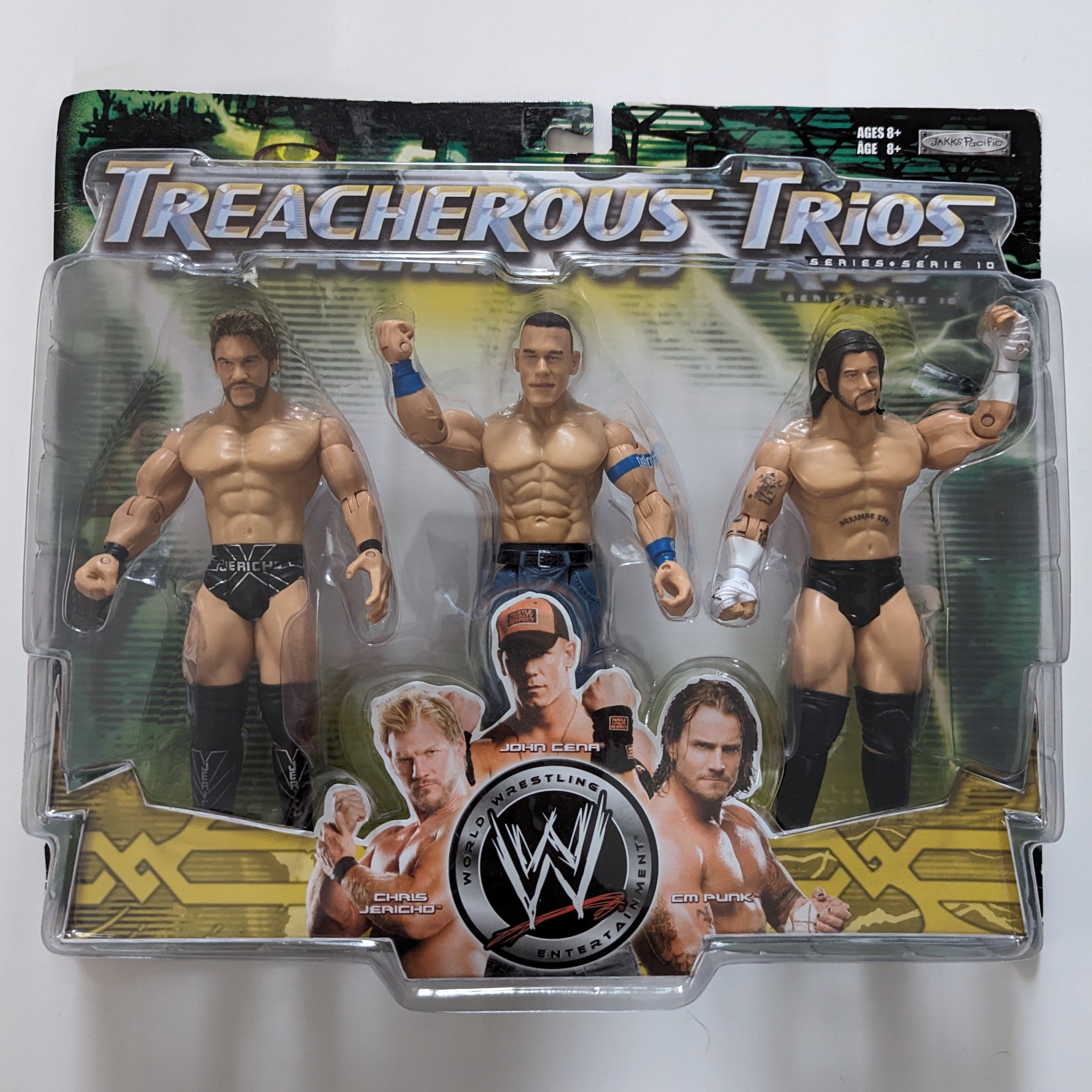 2009 WWE Jakks Pacific Treacherous Trios Series 10 Chris Jericho 