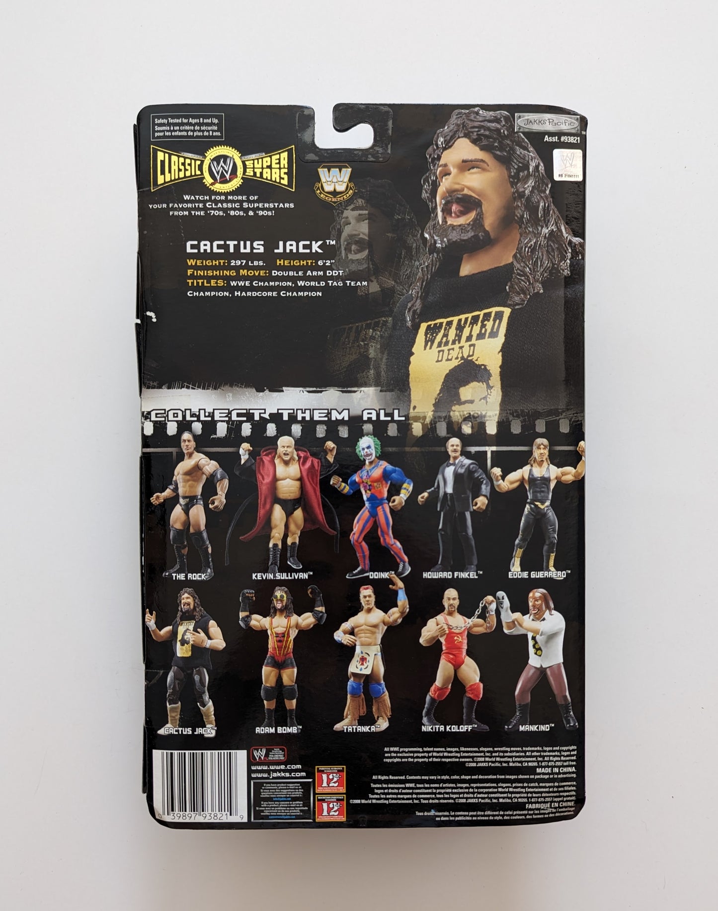 2008 WWE Jakks Pacific Classic Superstars Series 19 Cactus Jack