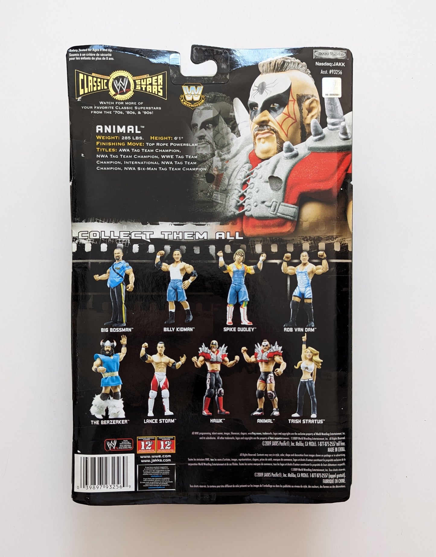 2009 WWE Jakks Pacific Classic Superstars Series 23 Animal