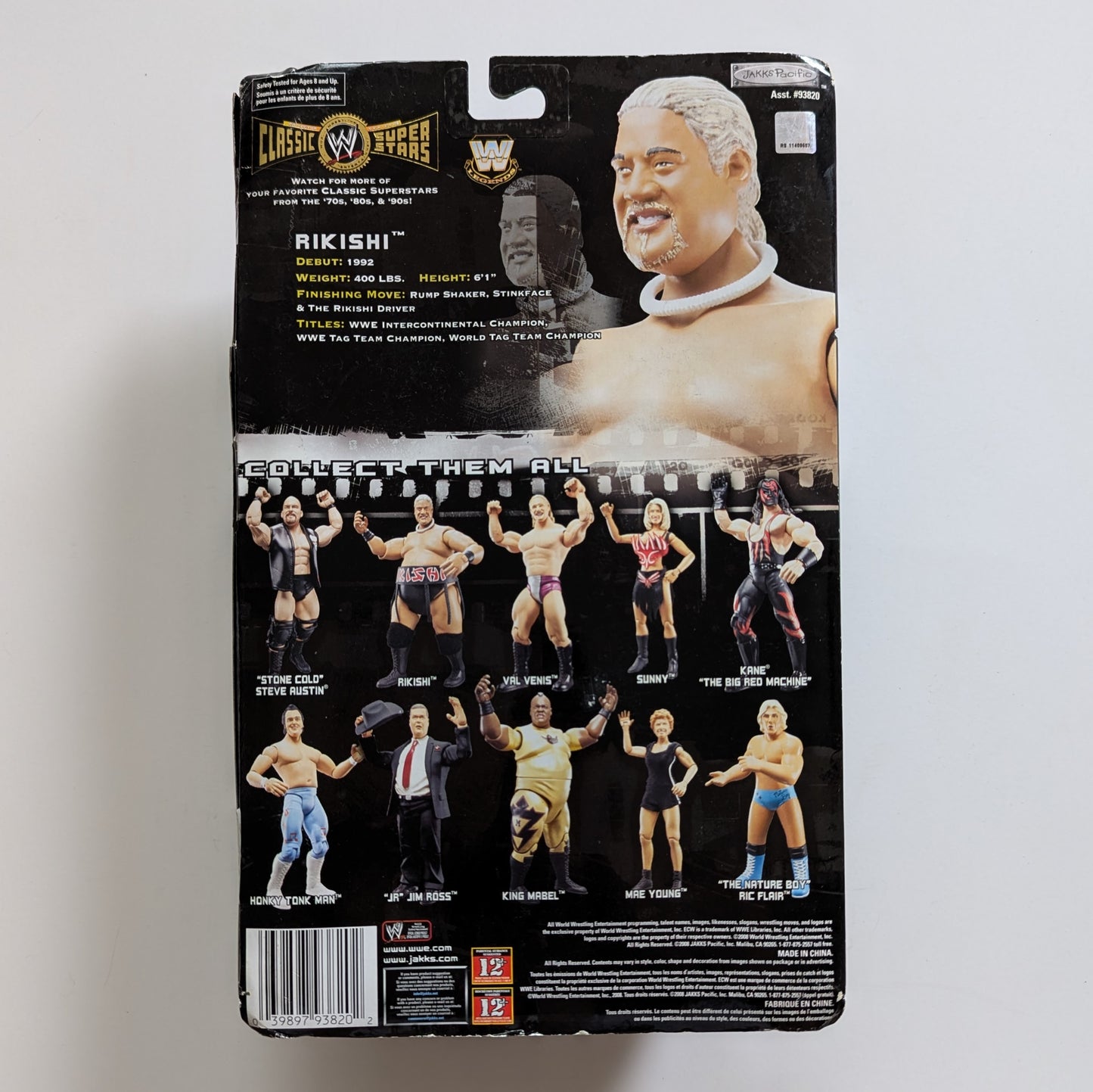 2008 WWE Jakks Pacific Classic Superstars Series 18 Rikishi