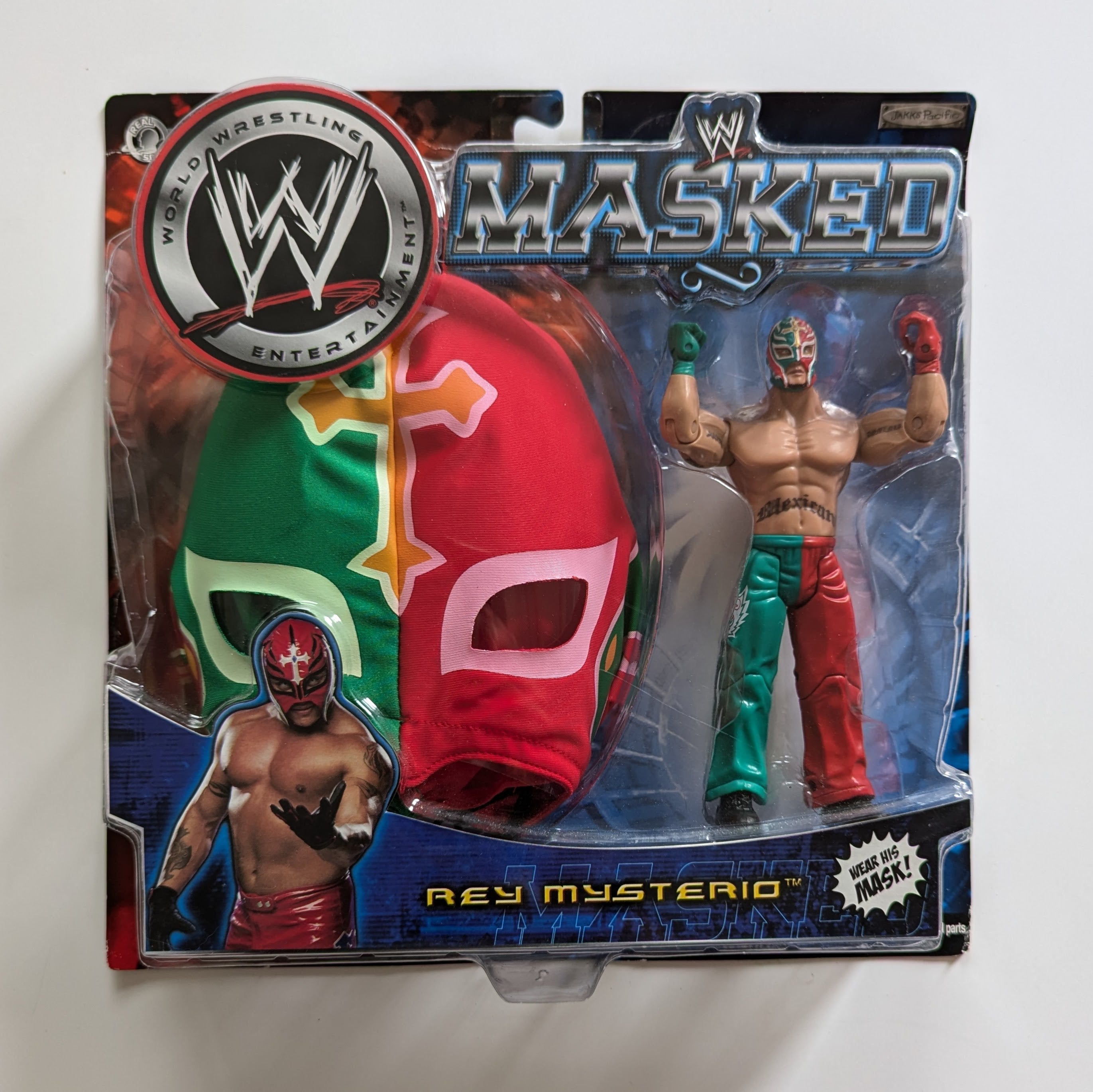 『WWE』MYSTERIO マスク付きフィギュア 2004 WWE Jakks Pacific Ruthless Aggression Masked Rey Mysterio