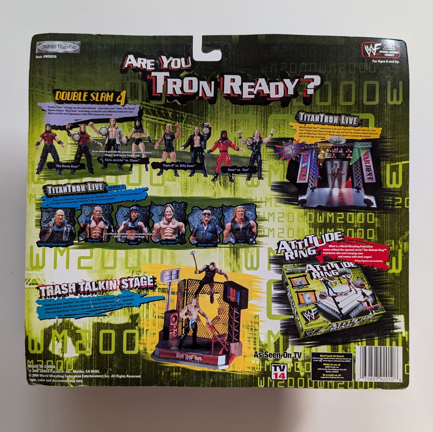 2000 WWF Jakks Pacific Titantron Live Double Slam Series 4: Chyna & Chris Jericho