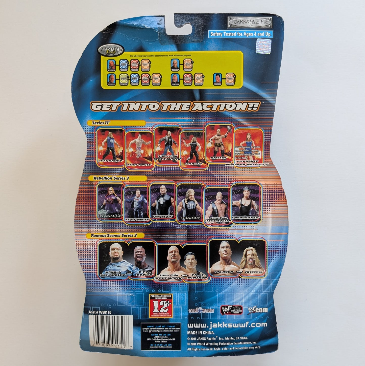 2000 WWF Jakks Pacific Titantron Live Series 11 Jeff Hardy