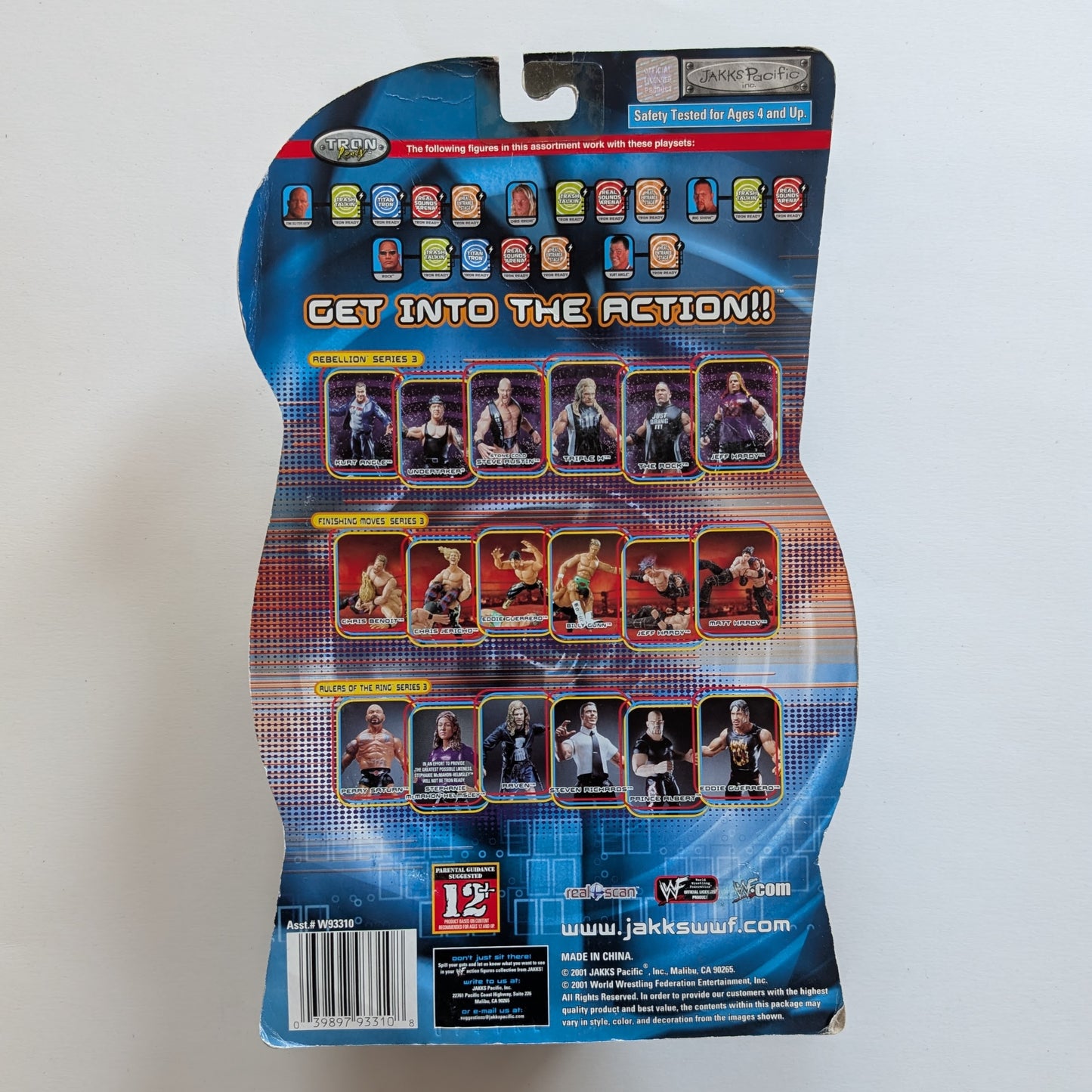 2000 WWF Jakks Pacific Titantron Live Ringside Chaos Series 2 Stephanie McMahon-Helmsley