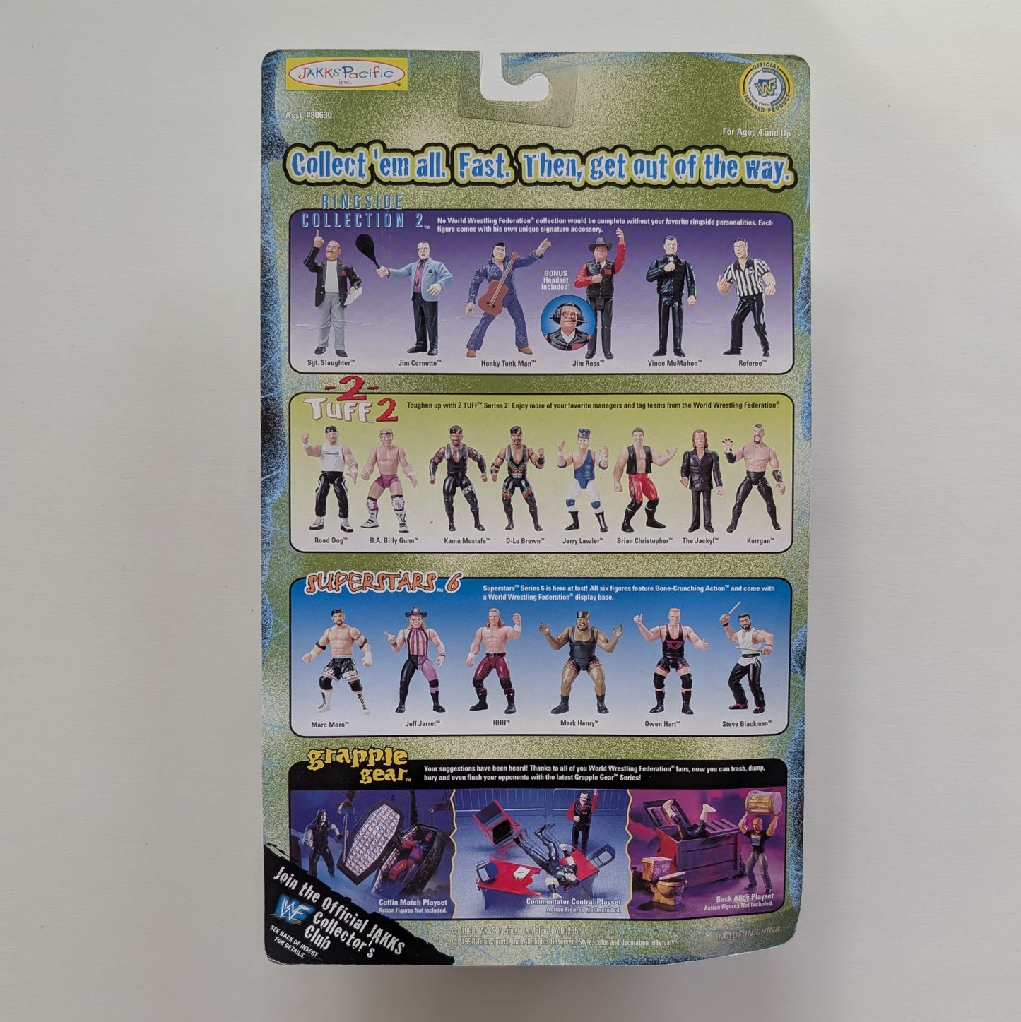 1998 WWF Jakks Pacific Ringside Collection Series 2 Honky Tonk Man