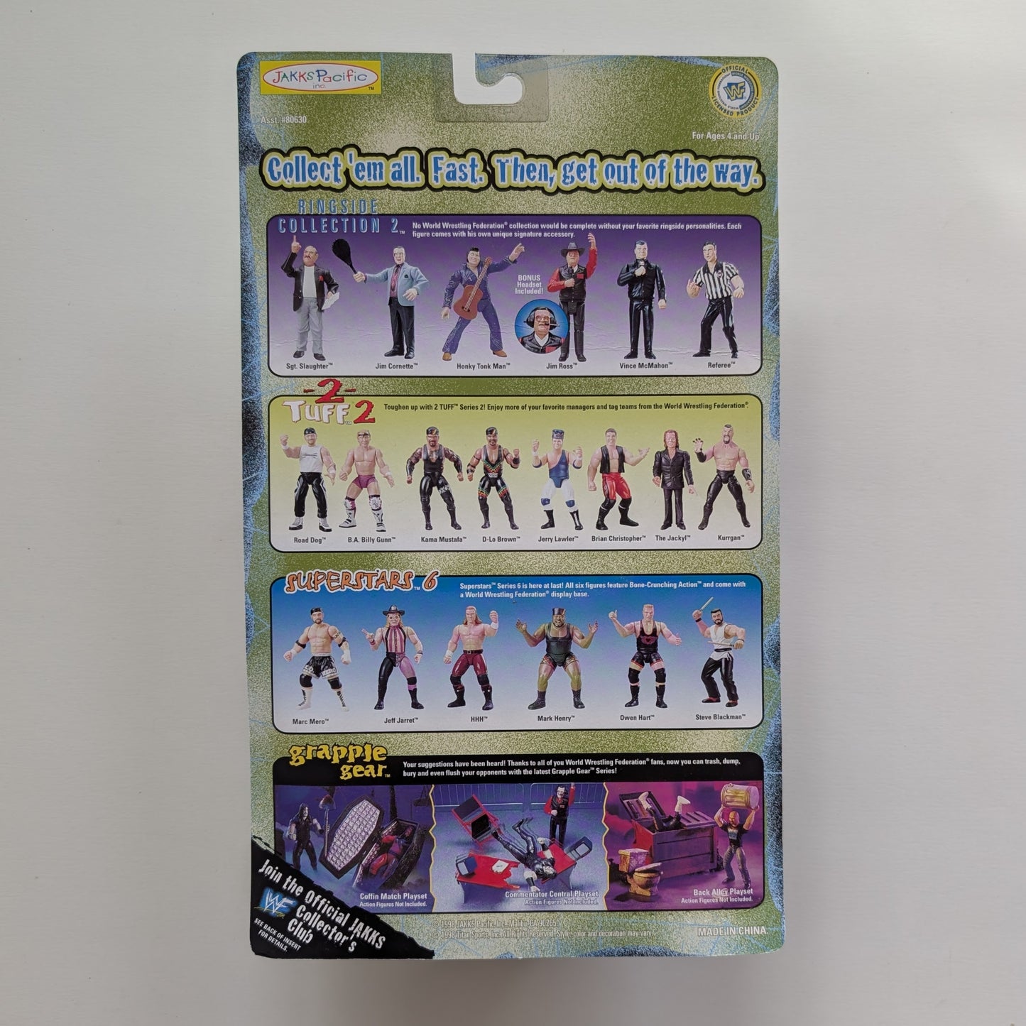 1998 WWF Jakks Pacific Ringside Collection Series 2 Jim Cornette