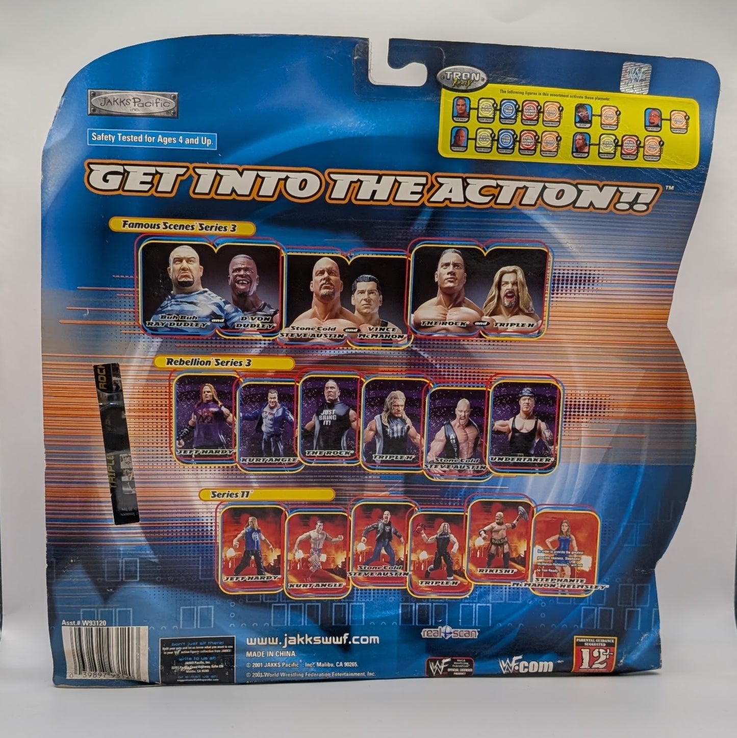 2001 WWF Jakks Pacific Titantron Live Famous Scenes Series 3: The Rock & Triple H