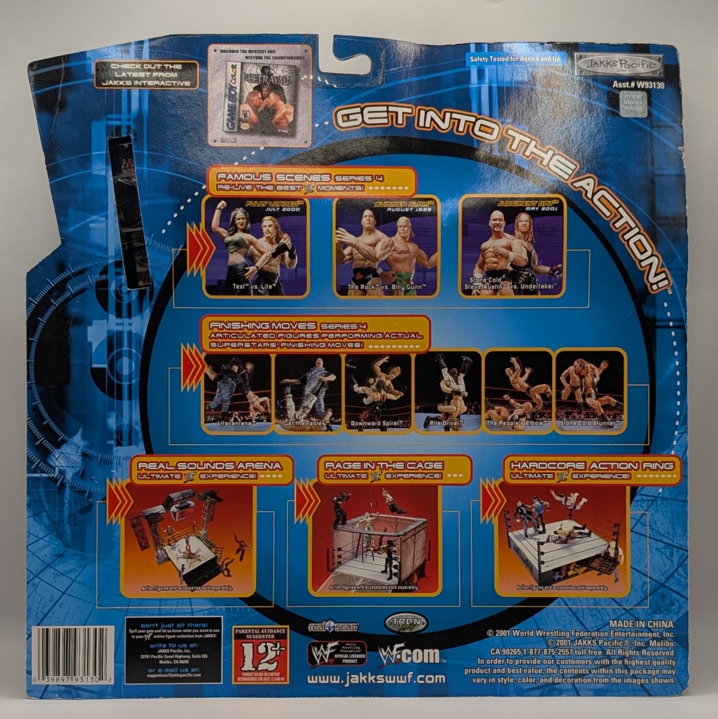 2001 WWF Jakks Pacific Titantron Live Famous Scenes Series 4: Lita & Test