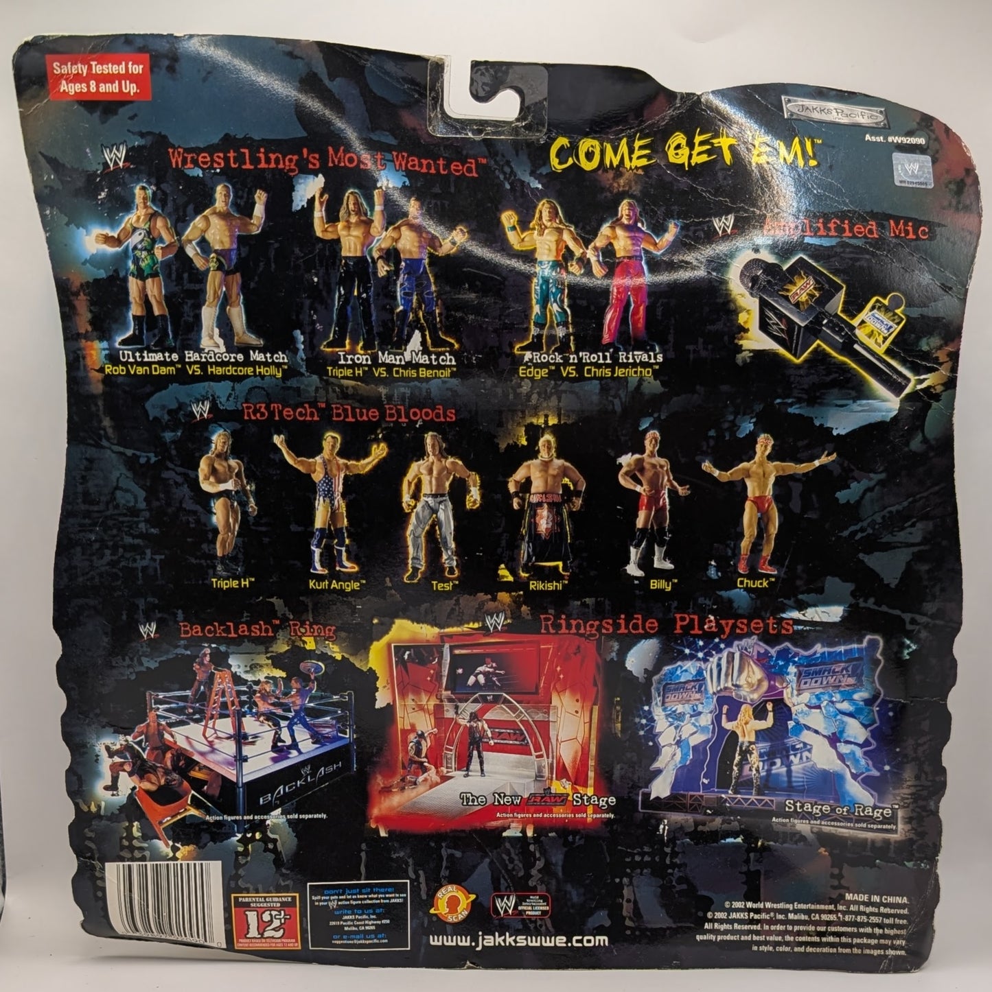 2002 WWE Jakks Pacific Titantron Live Wrestling's Most Wanted: Rob Van Dam & Hardcore Holly