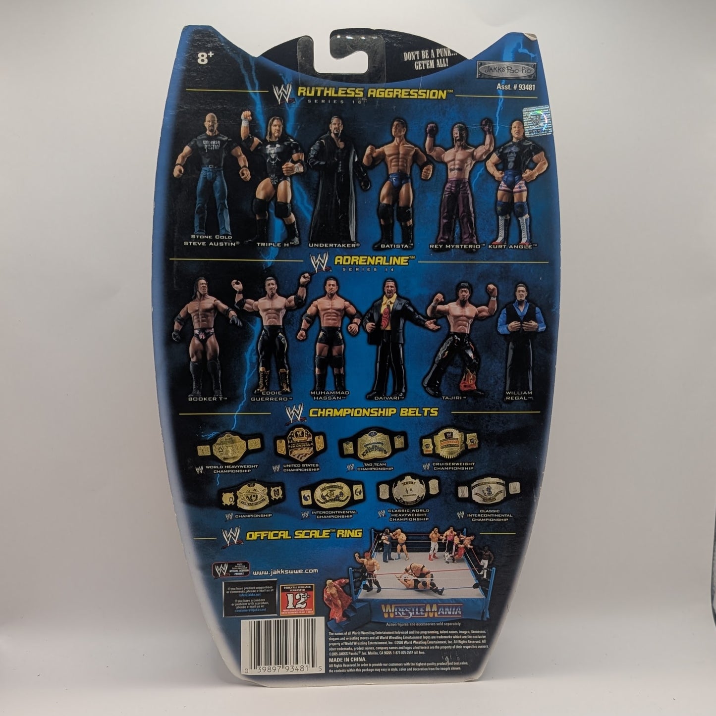 2005 WWE Jakks Pacific Ruthless Aggression Series 16 Batista