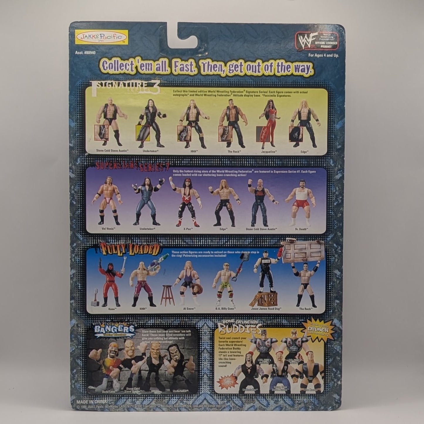 1999 WWF Jakks Pacific Signature Series 3 The Rock