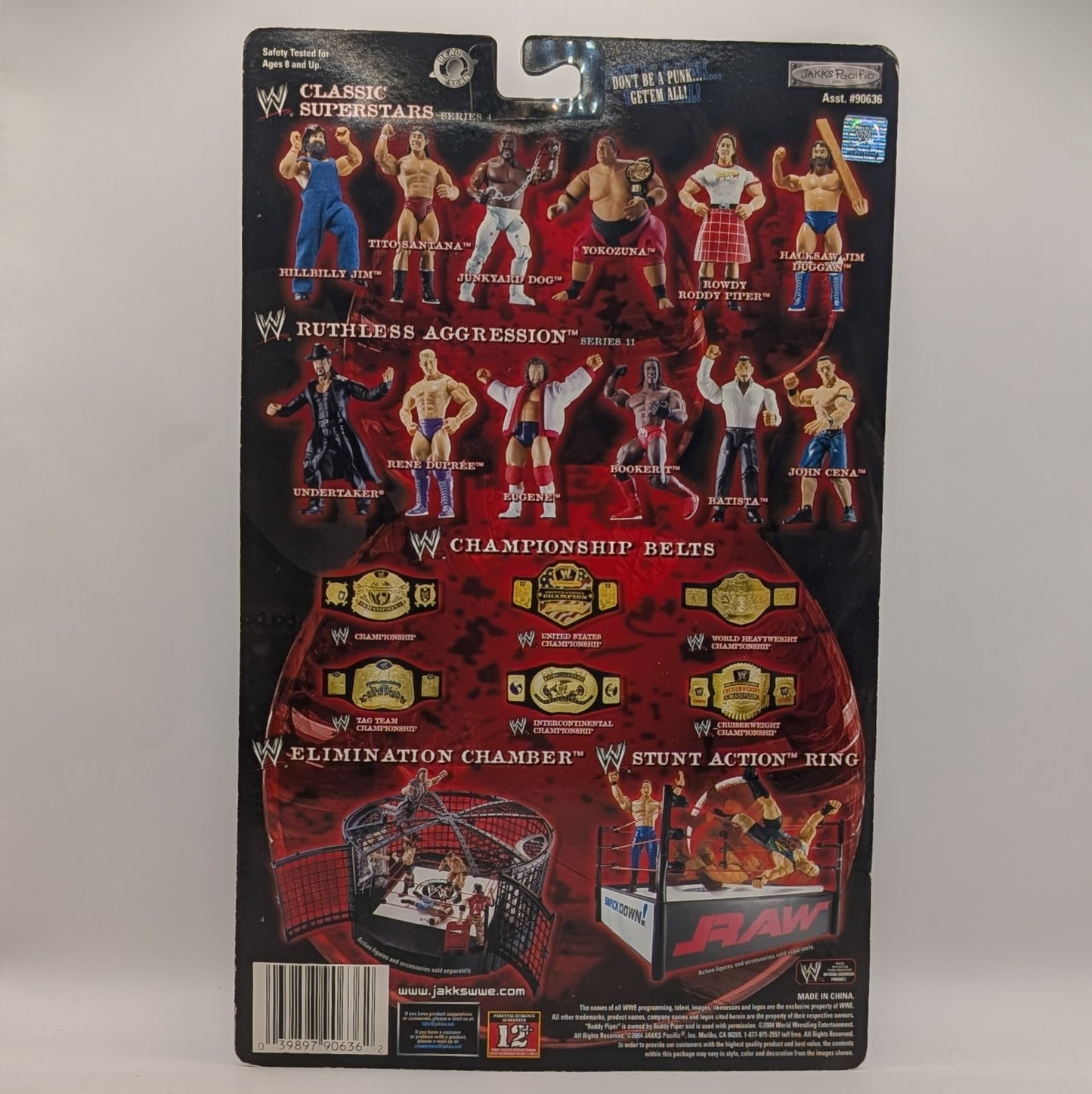 2004 WWE Jakks Pacific Ruthless Aggression Pay Per View Series 6 "Bad Blood" Chris Jericho