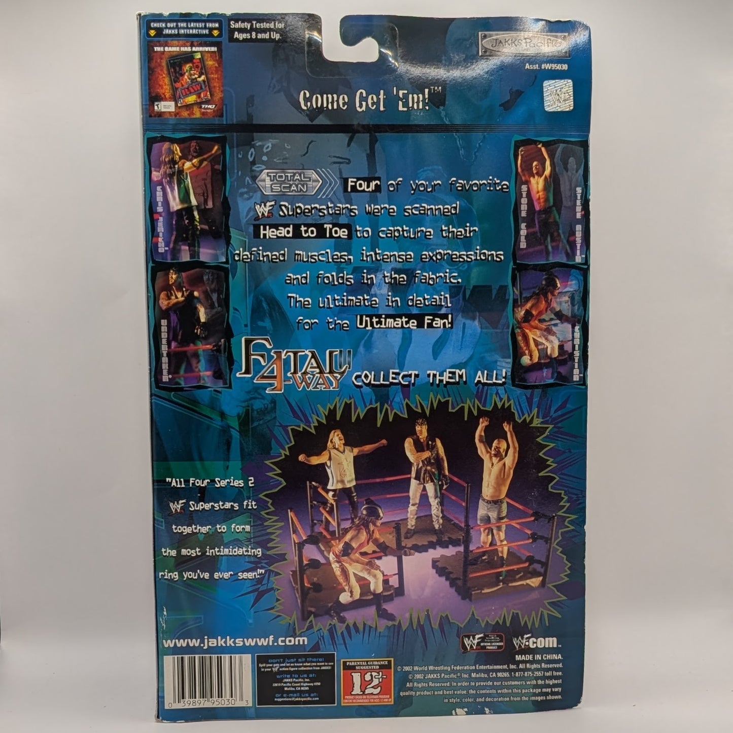 2002 WWE Jakks Pacific Fatal Four Way Series 2 Christian