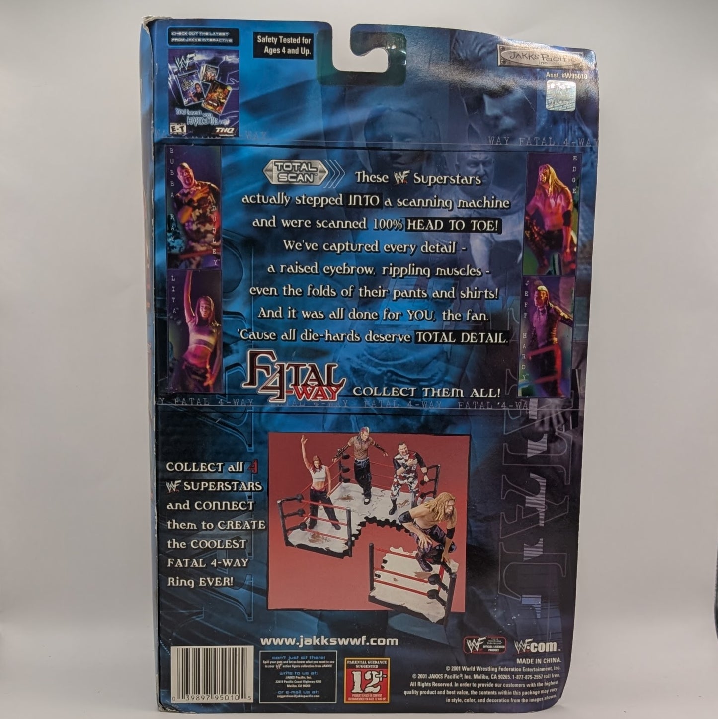 2001 WWE Jakks Pacific Fatal Four Way Series 1 Lita