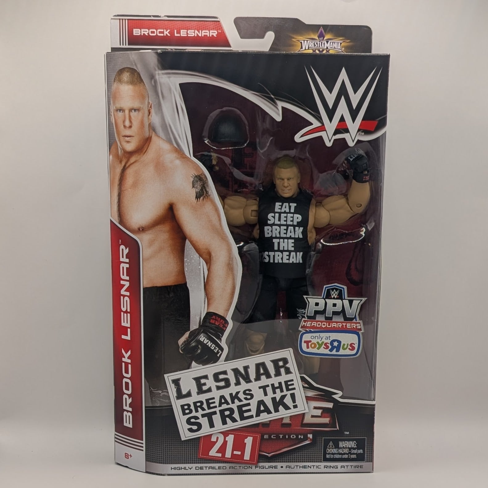 2014 WWE Mattel Elite Collection Toys 'R' Us Exclusive Brock