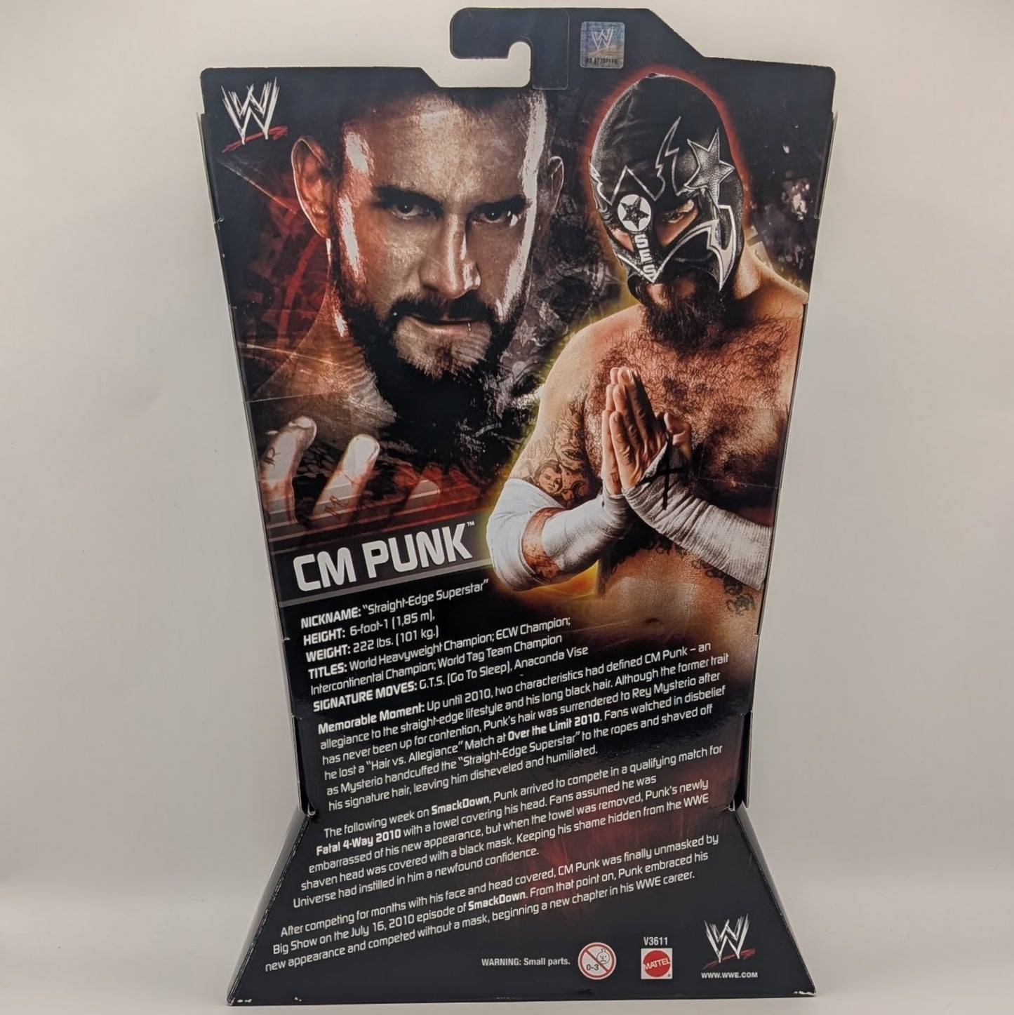 2010 WWE Mattel Elite Collection Ringside Exclusive "Straight Edge Society" CM Punk