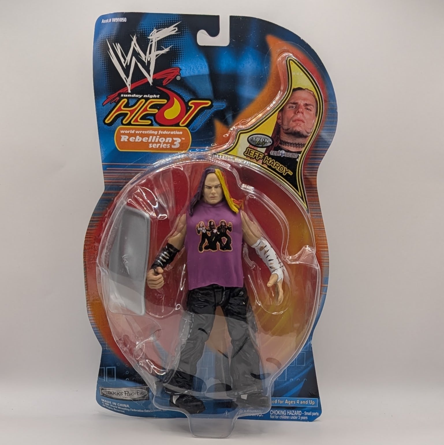 2001 WWF Jakks Pacific Titantron Live Rebellion Series 3 Jeff