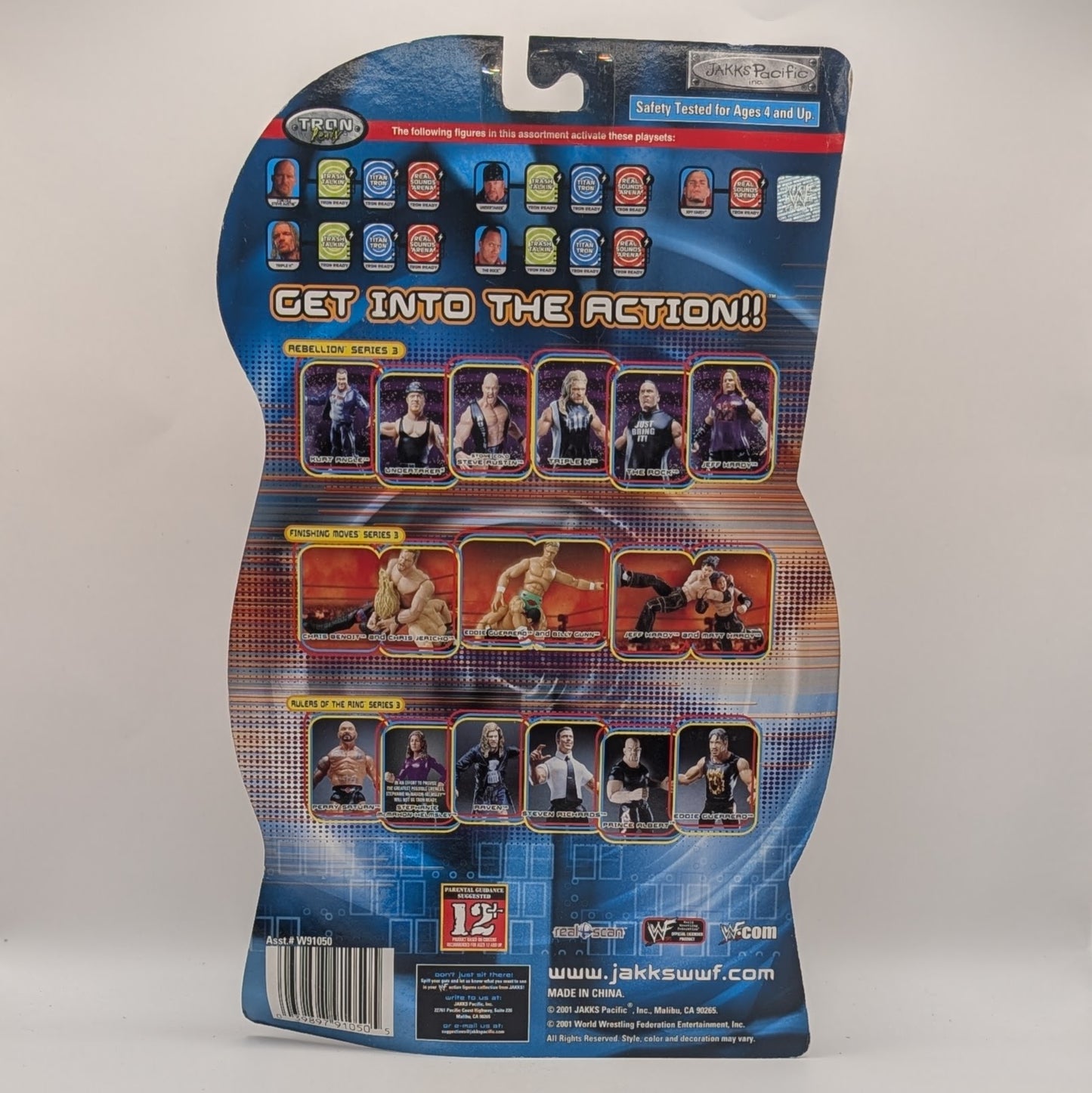 2001 WWF Jakks Pacific Titantron Live Rebellion Series 3 Undertaker