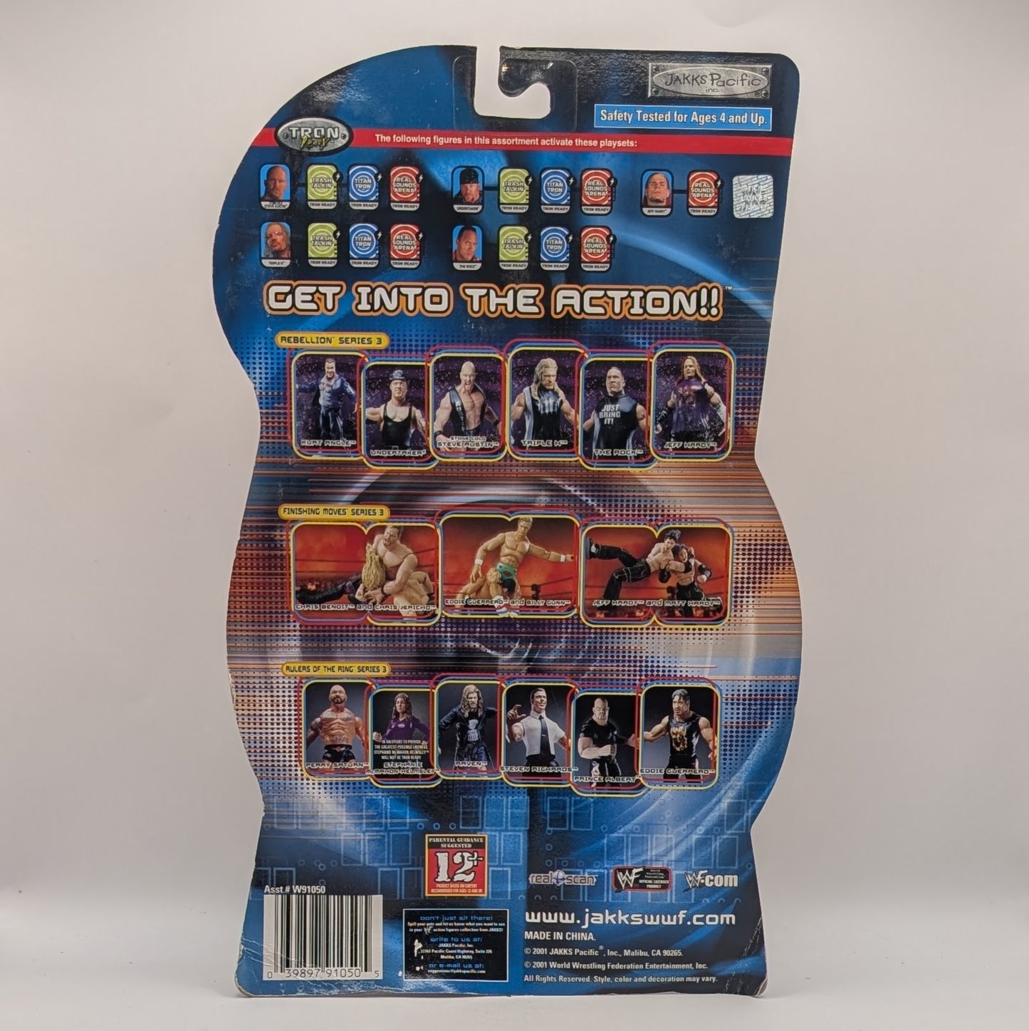 2001 WWF Jakks Pacific Titantron Live Rebellion Series 3 Triple H