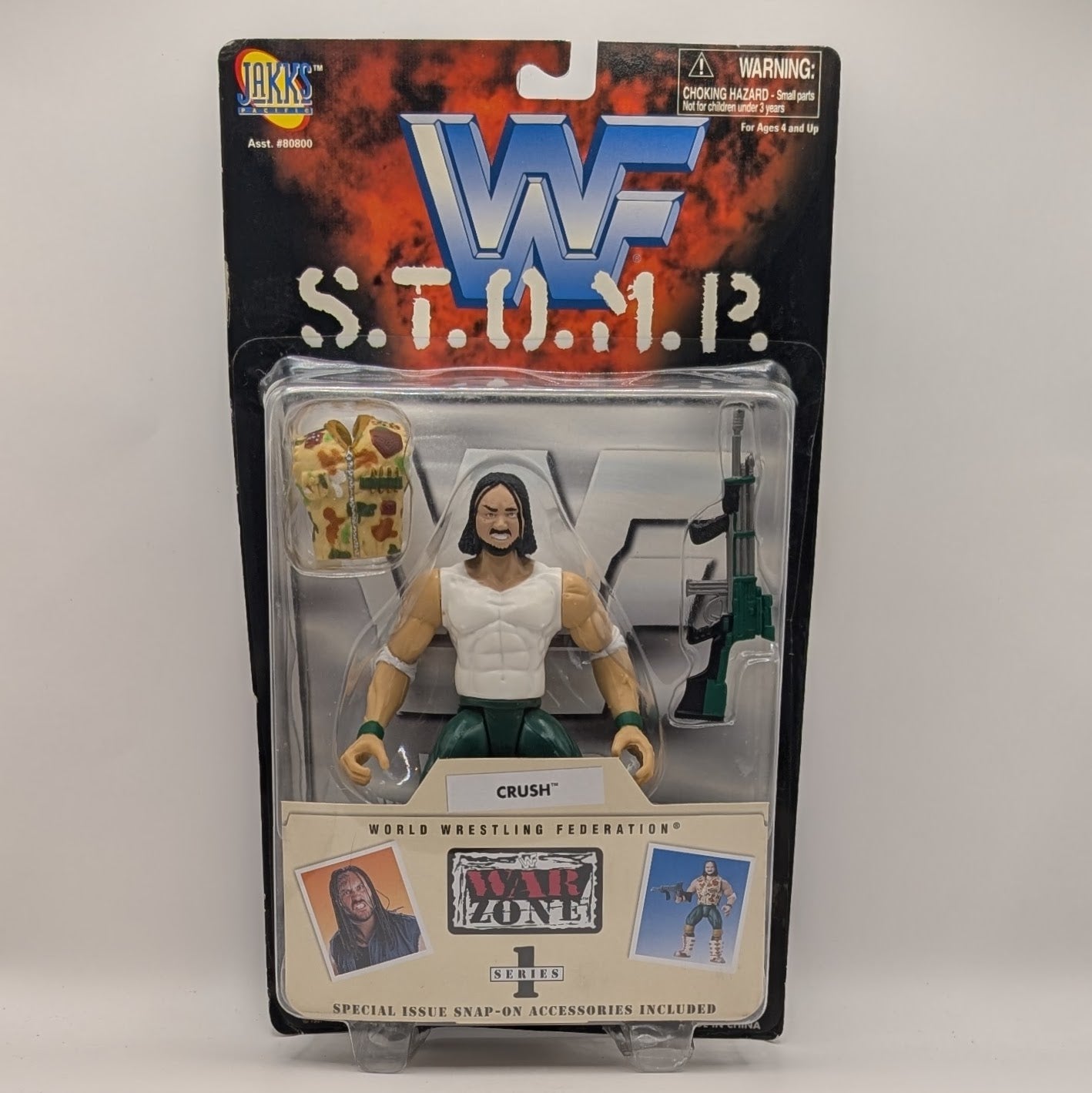 1998 WWF Jakks Pacific S.T.O.M.P. Series 1 Crush – Wrestling