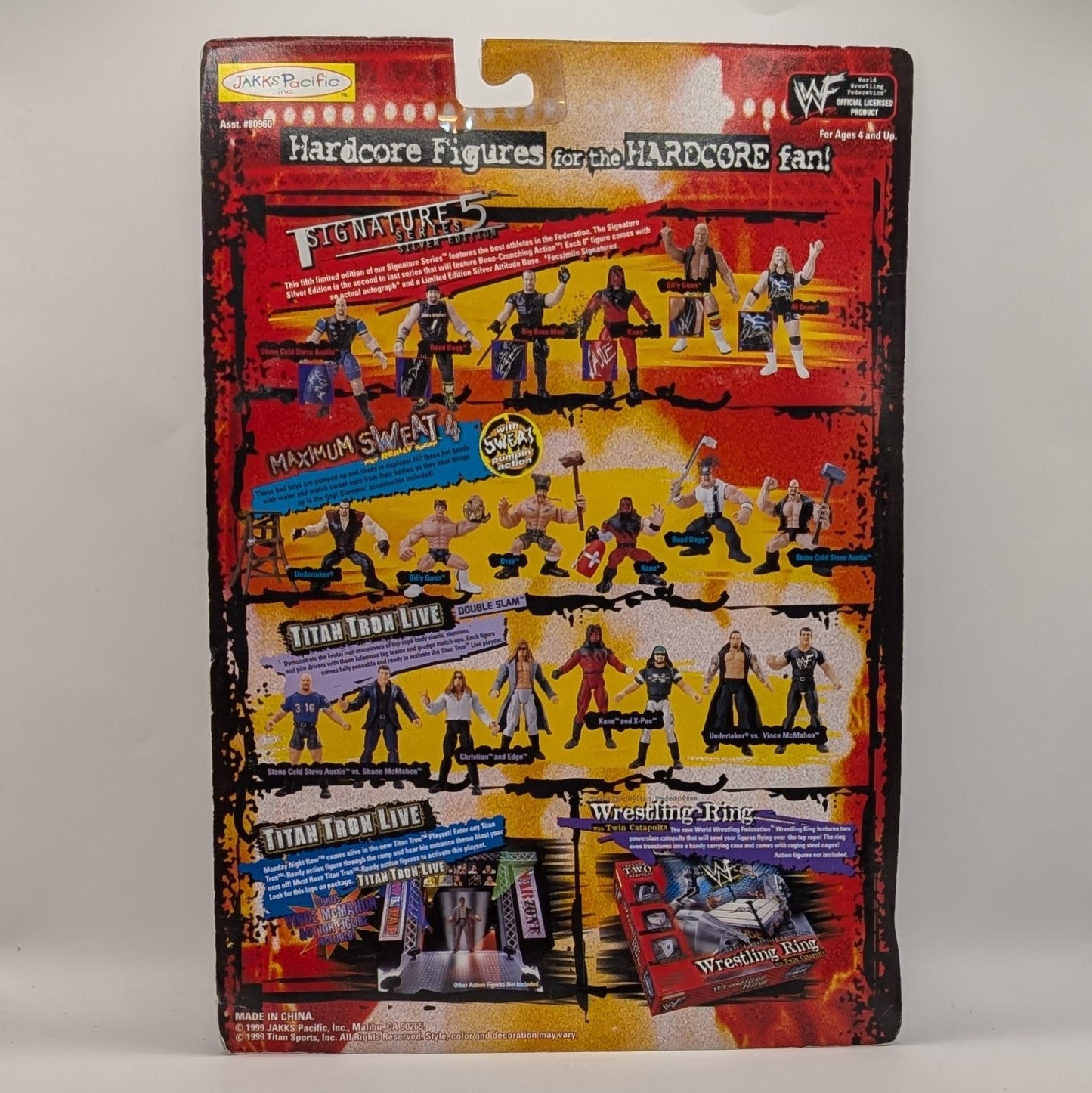 1999 WWF Jakks Pacific Signature Series 5 "Silver Edition" Kane