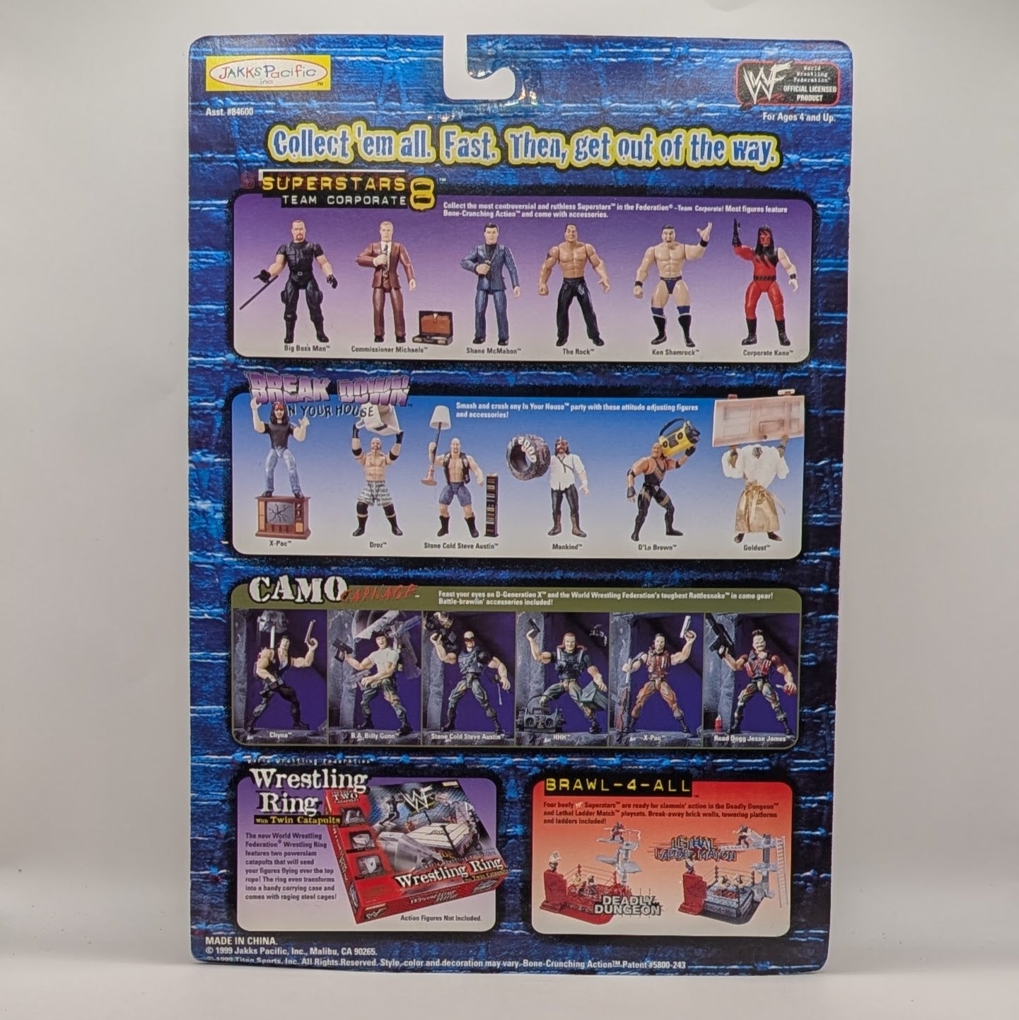 1999 WWF Jakks Pacific Superstars Series 8 "Team Corporate" Shane McMahon