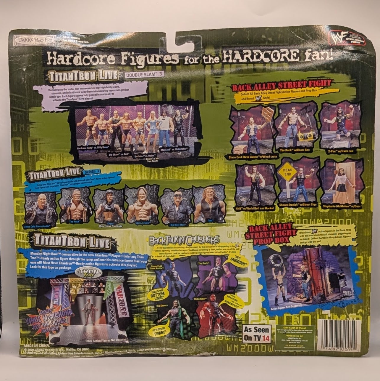 2000 WWF Jakks Pacific Titantron Live Double Slam Series 3: Debra & Stone Cold Steve Austin