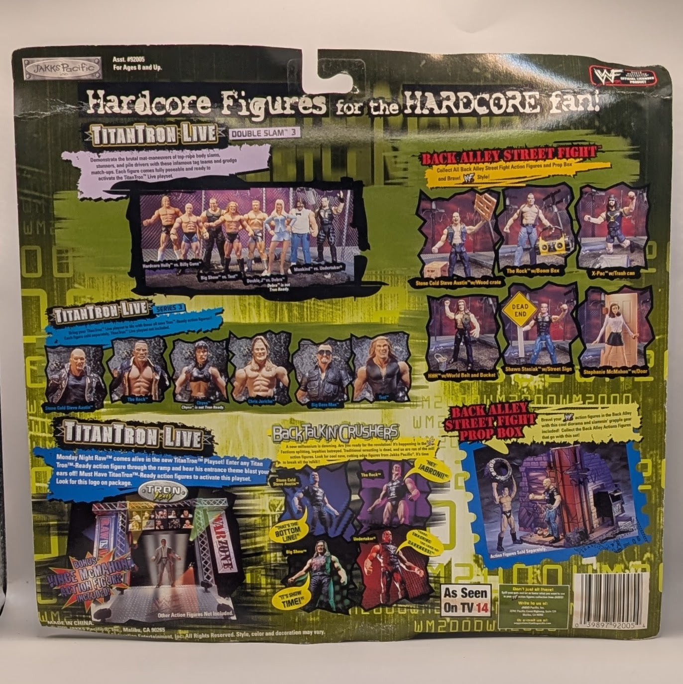 2000 WWF Jakks Pacific Titantron Live Double Slam Series 3: Big Show & Test