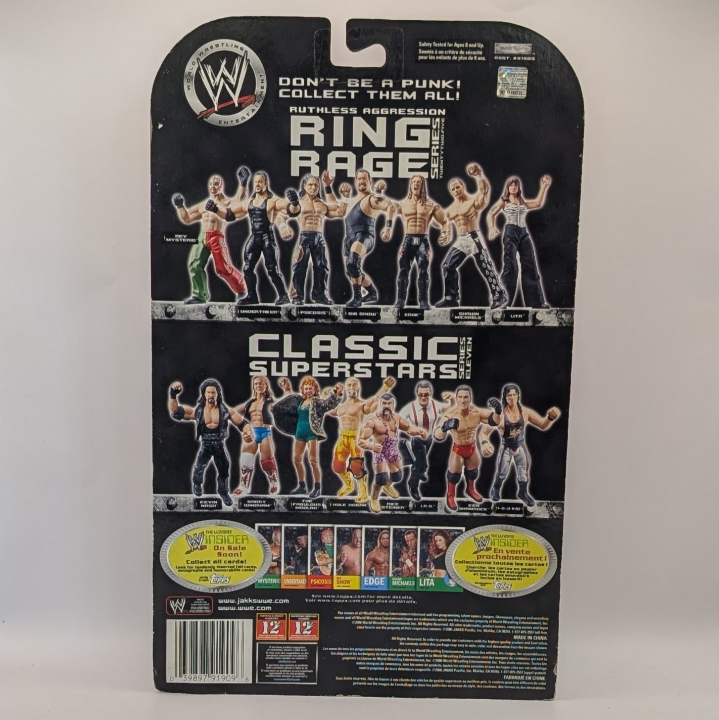 2006 WWE Jakks Pacific Ruthless Aggression Series 22.5 "Ring Rage" Psicosis