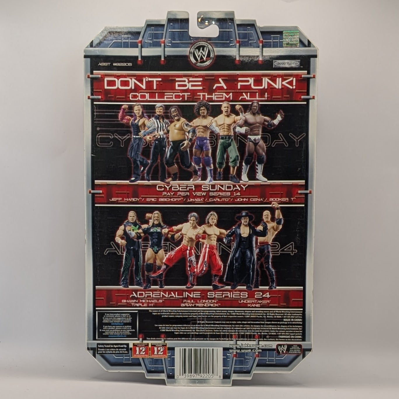 2007 WWE Jakks Pacific Ruthless Aggression Pay Per View Series 14 "Cyber Sunday" John Cena