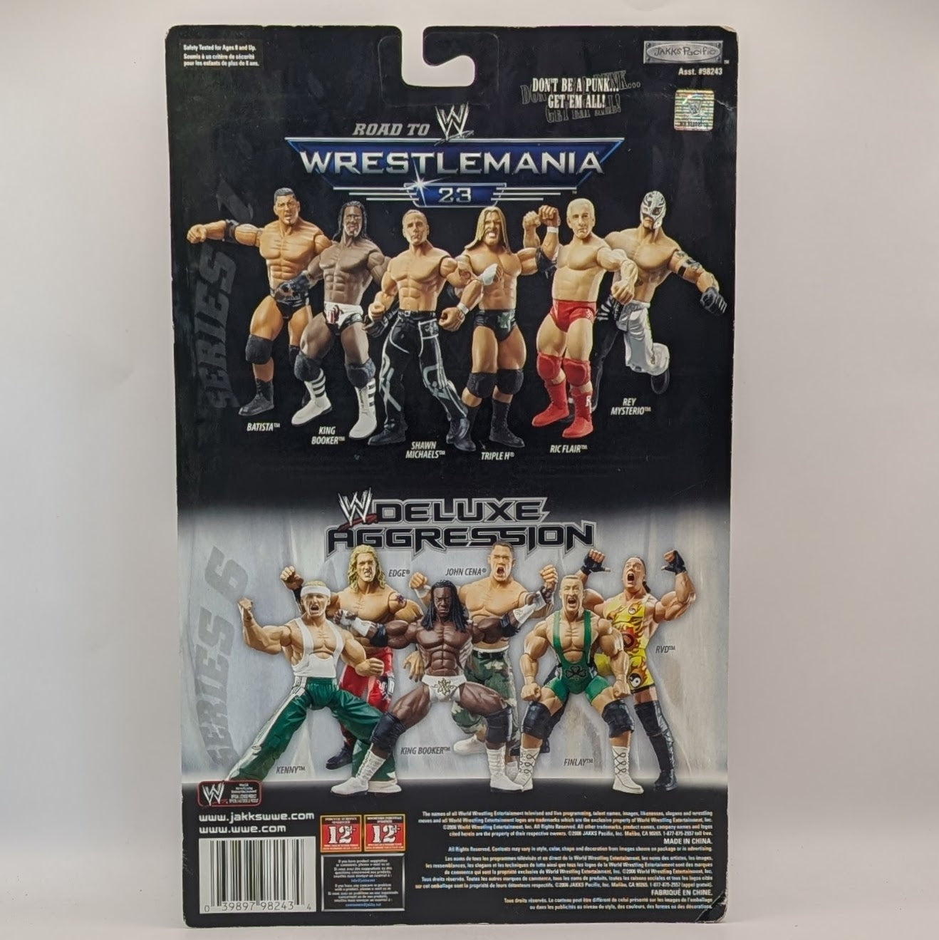 2006 WWE Jakks Pacific Ruthless Aggression Road to WrestleMania 23 Series 1 Shawn Michaels