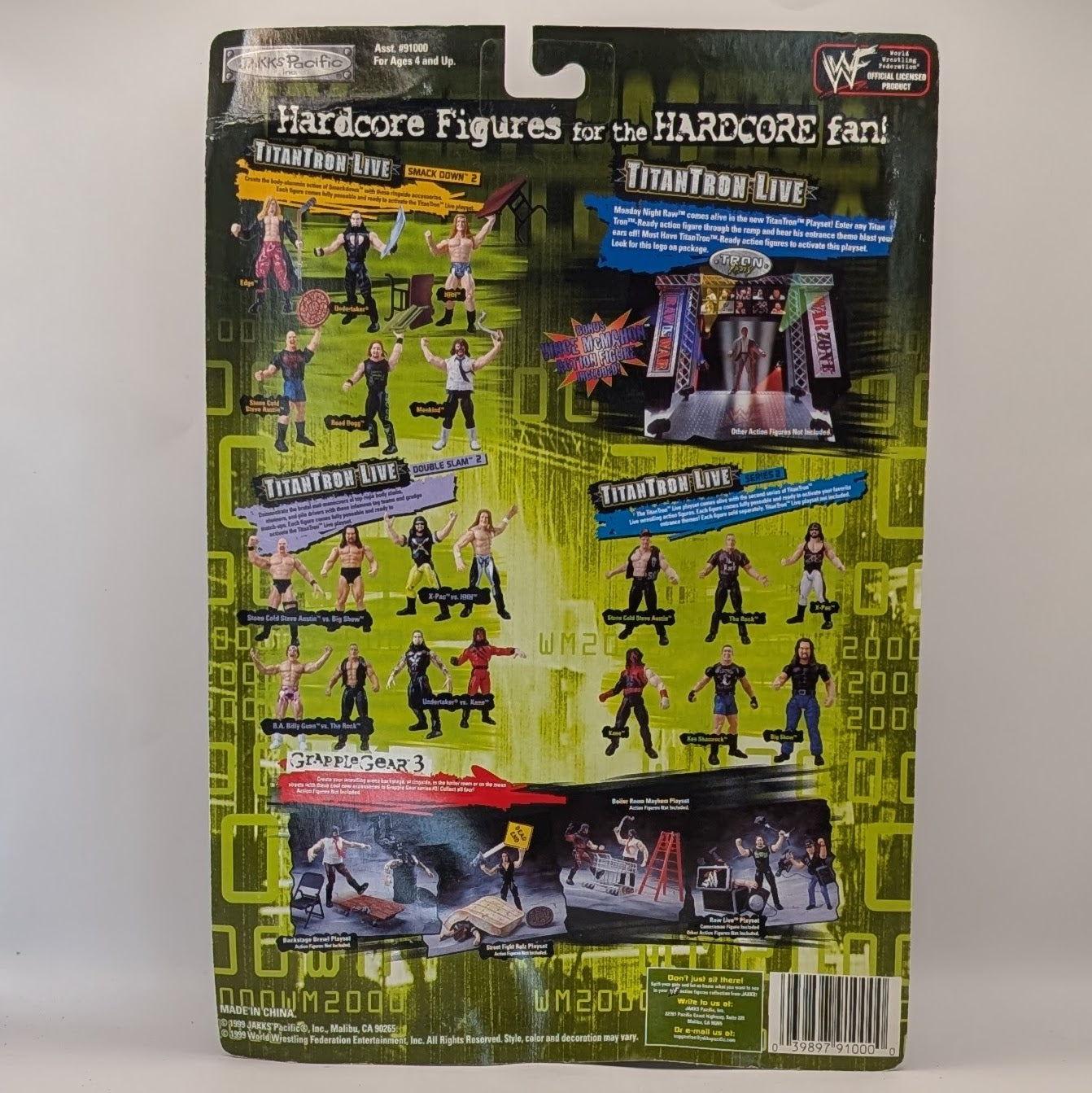 1999 WWF Jakks Pacific Titantron Live Smackdown Series 2 Mankind
