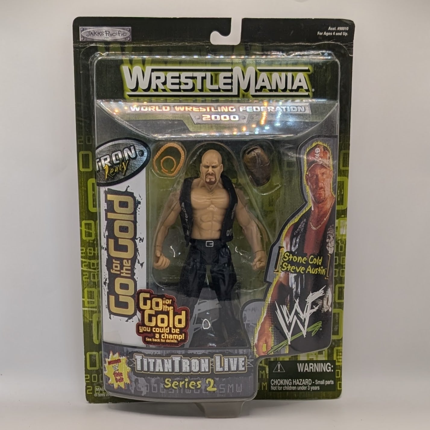 1999 WWF Jakks Pacific Titantron Live Series 2 Stone Cold Steve