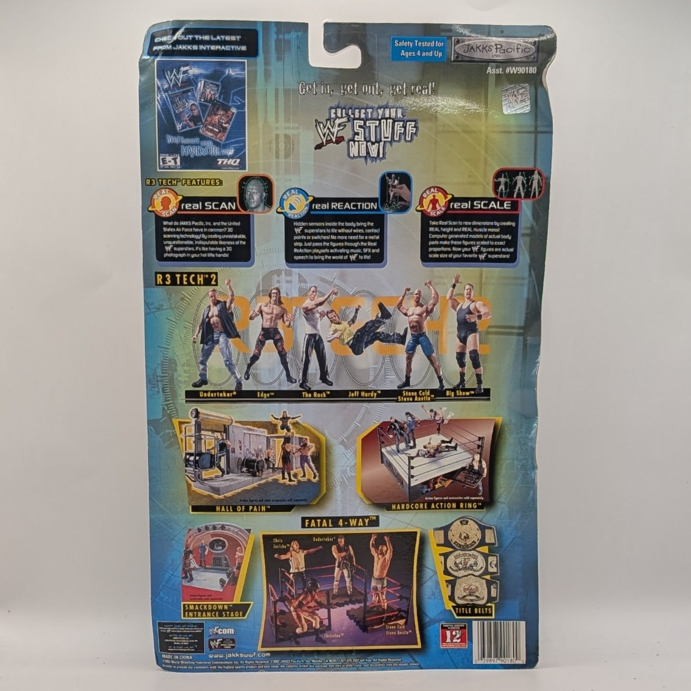 2002 WWF Jakks Pacific R-3 Tech Series 2 Edge