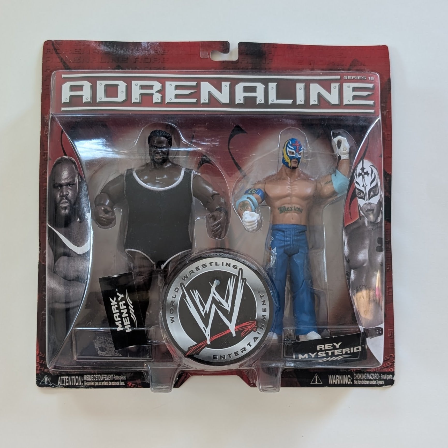 2006 WWE Jakks Pacific Adrenaline Series 19 Mark Henry & Rey